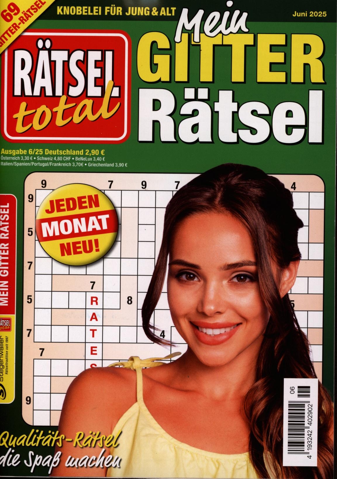 Rätsel total Mein Gitterrätsel 6/2025