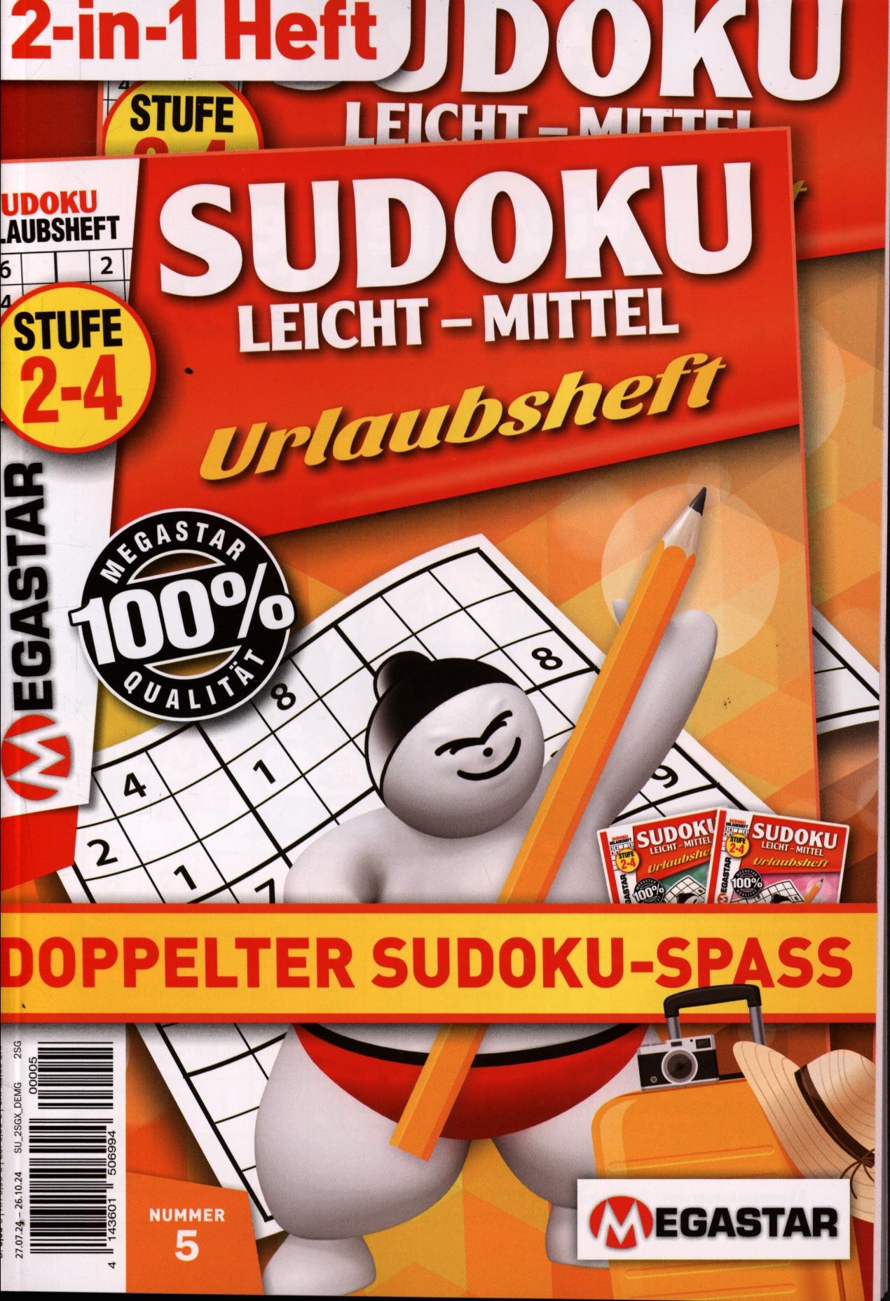 Sudoku leicht bis mittel Urlau 5/2024