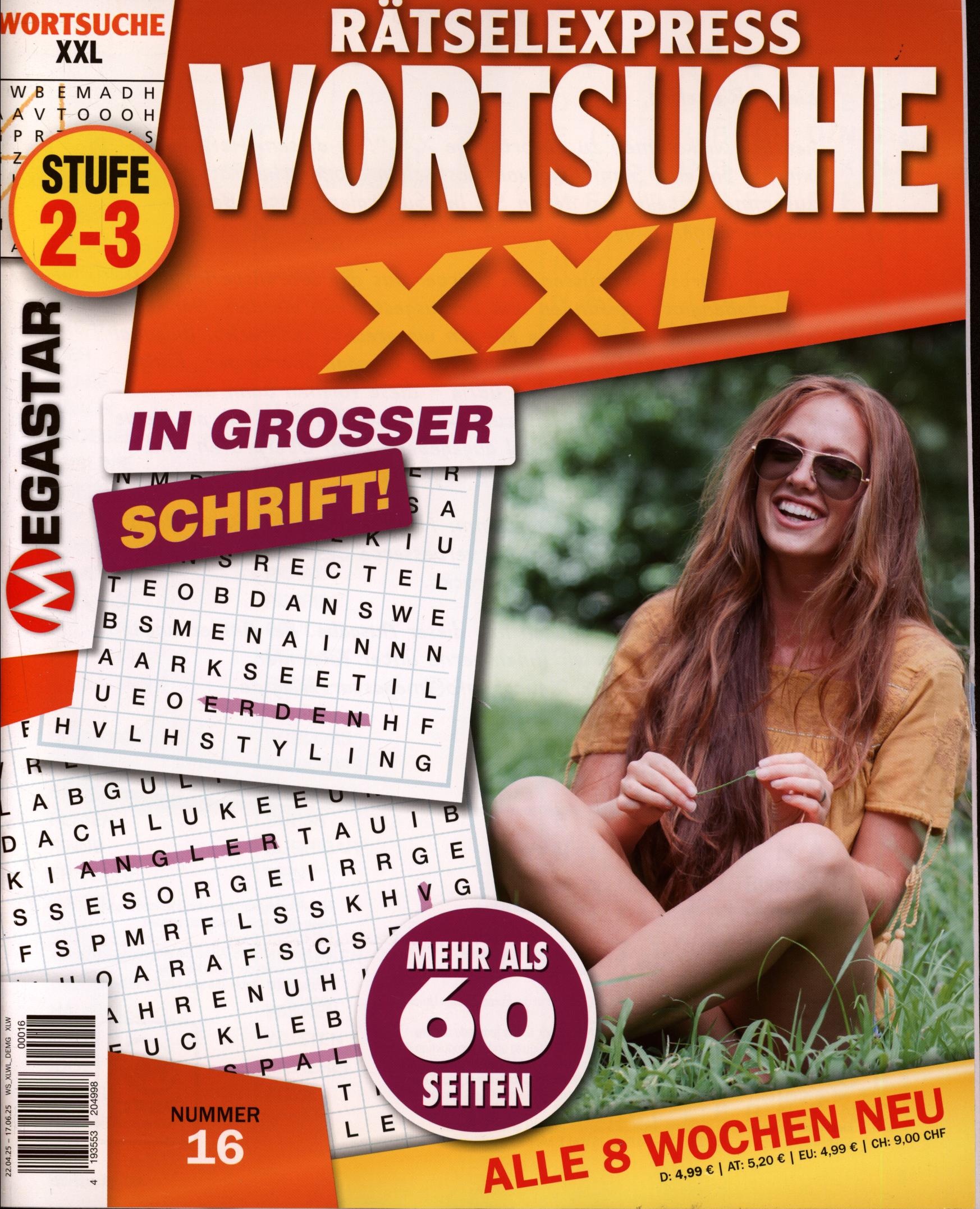 Wortsuche XXL 16/2025