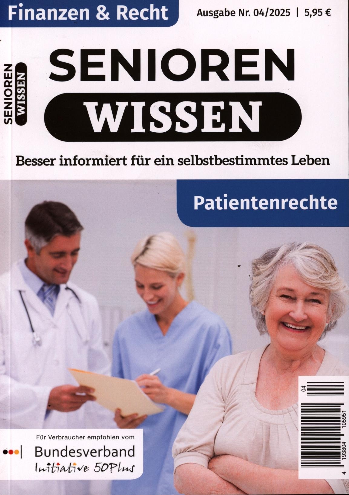 Seniorenwissen Finanzen & Recht 4/2025