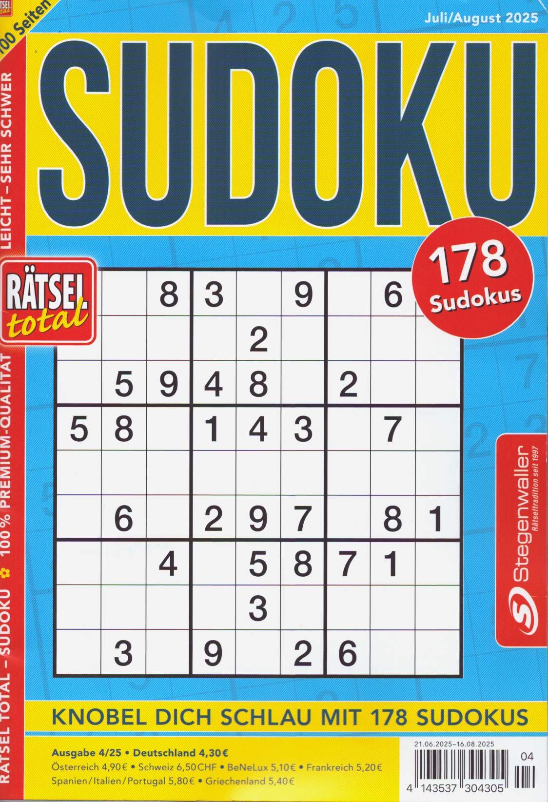 Rätsel total - Sudoku 4/2025