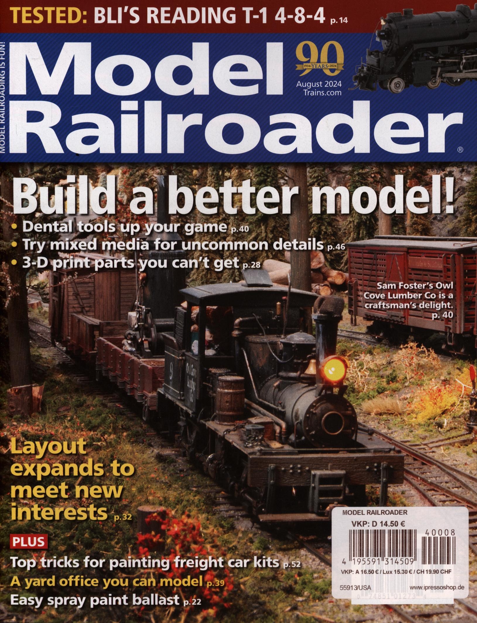 Model Railroader 8/2024