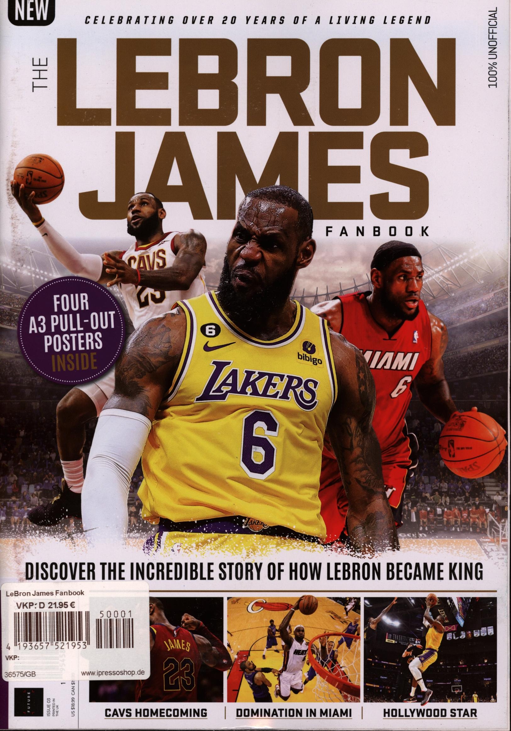 LeBron James Fanbook 1/2025 LeBron James Fanbook 1/2025