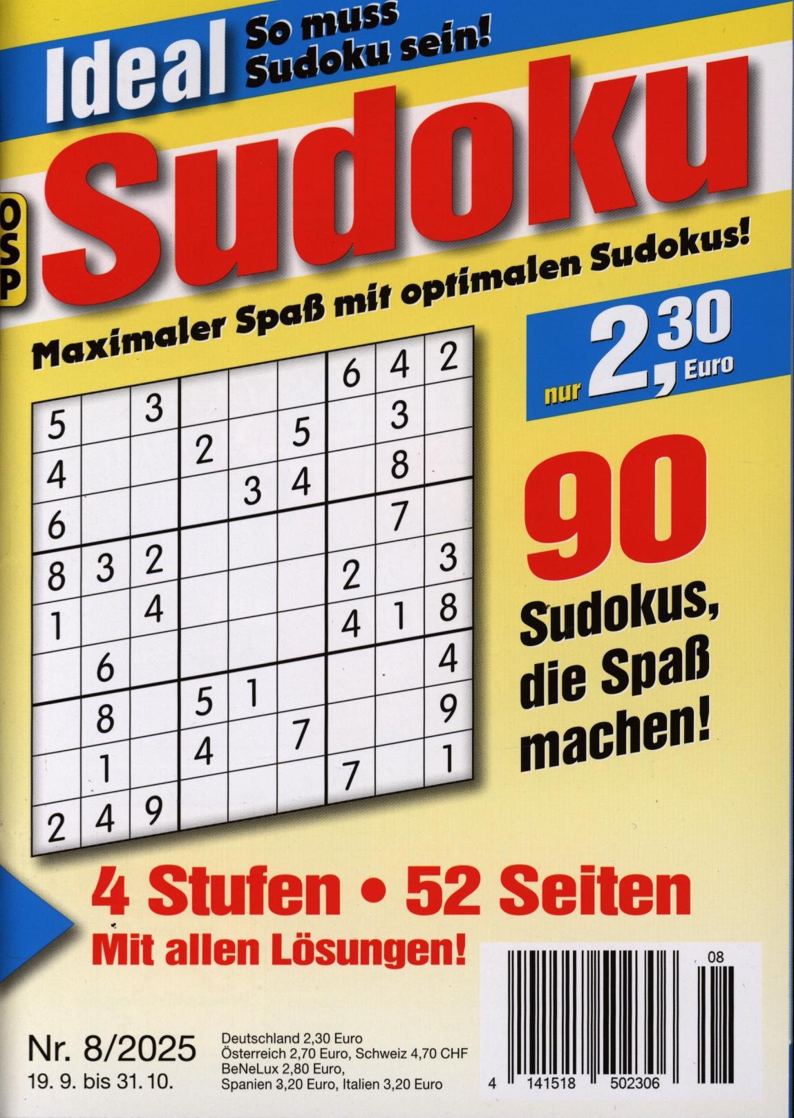 IDEAL SUDOKU 8/2025