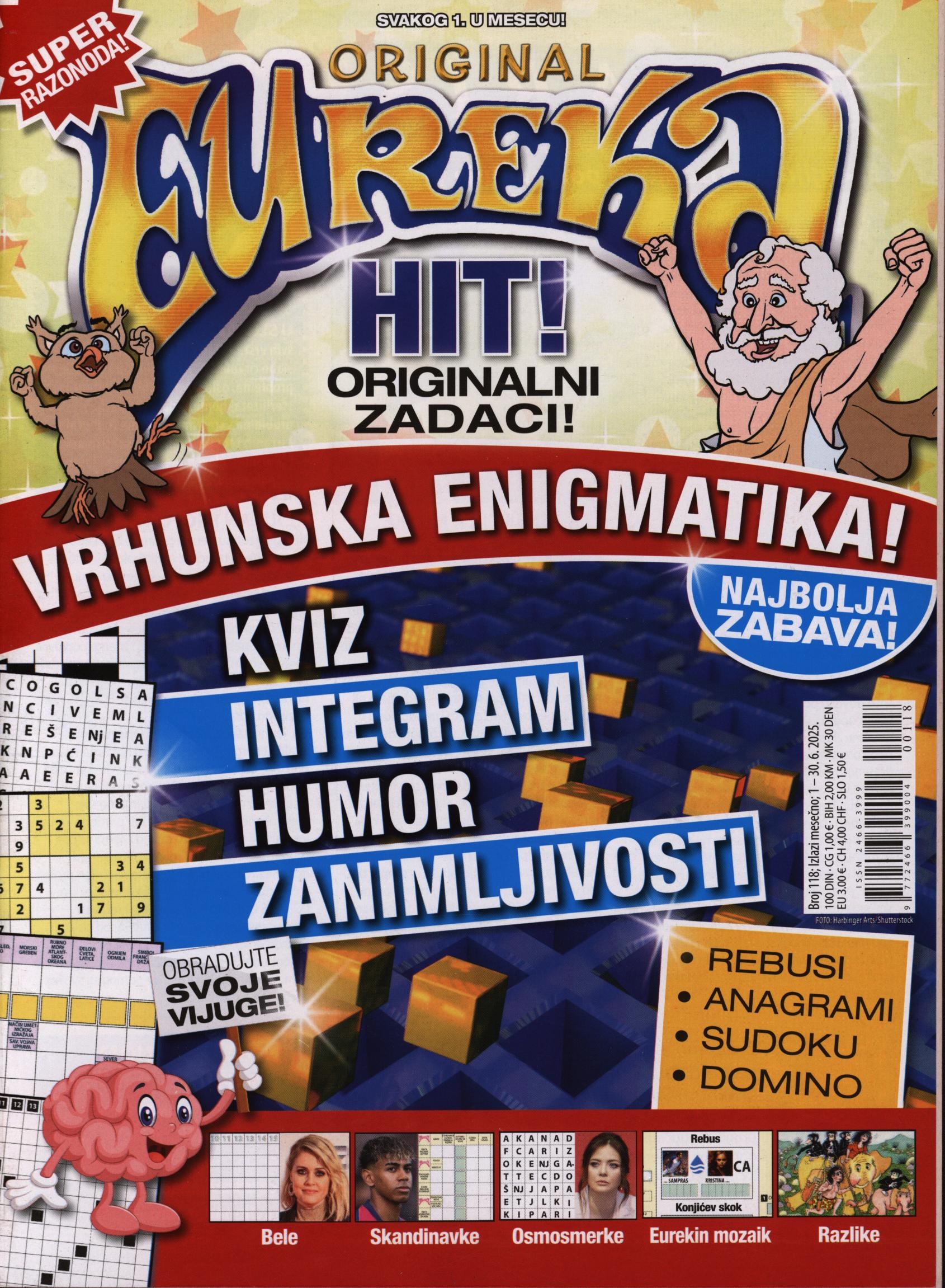 ORIGINAL EUREKA HIT! 118/2025
