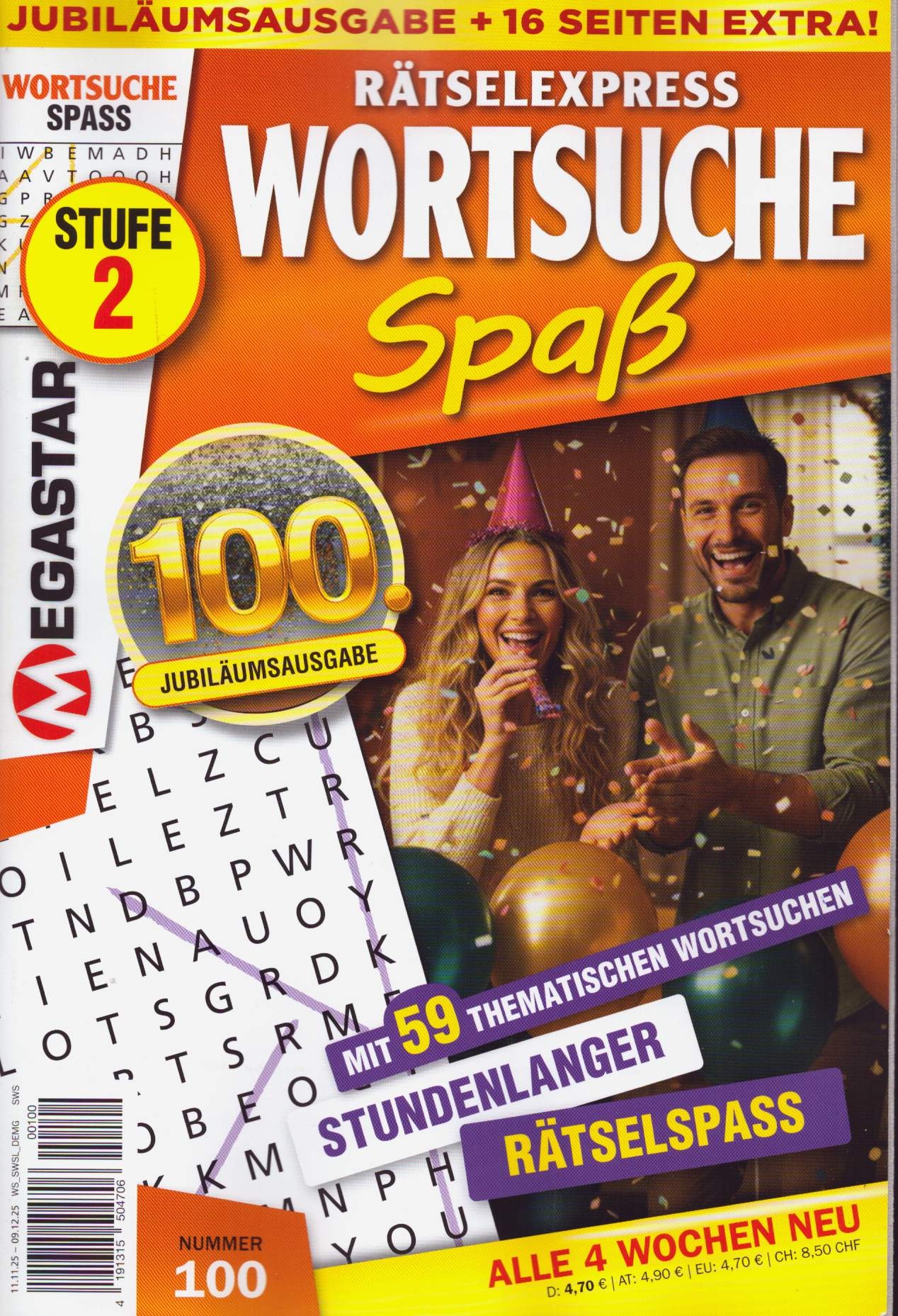 Rätselex. Wortsuche Spaß 100/2025