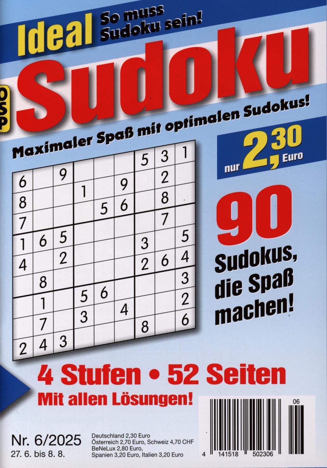 IDEAL SUDOKU 6/2025