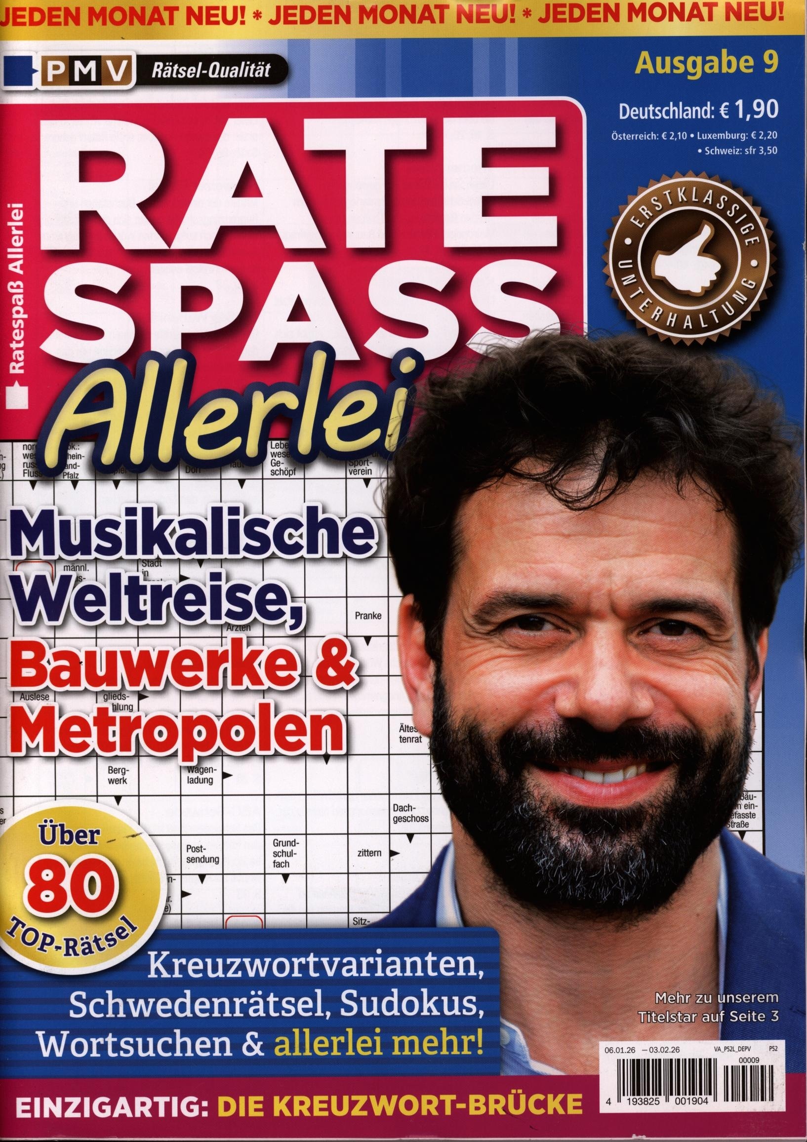 Ratespass Allerlei 9/2026