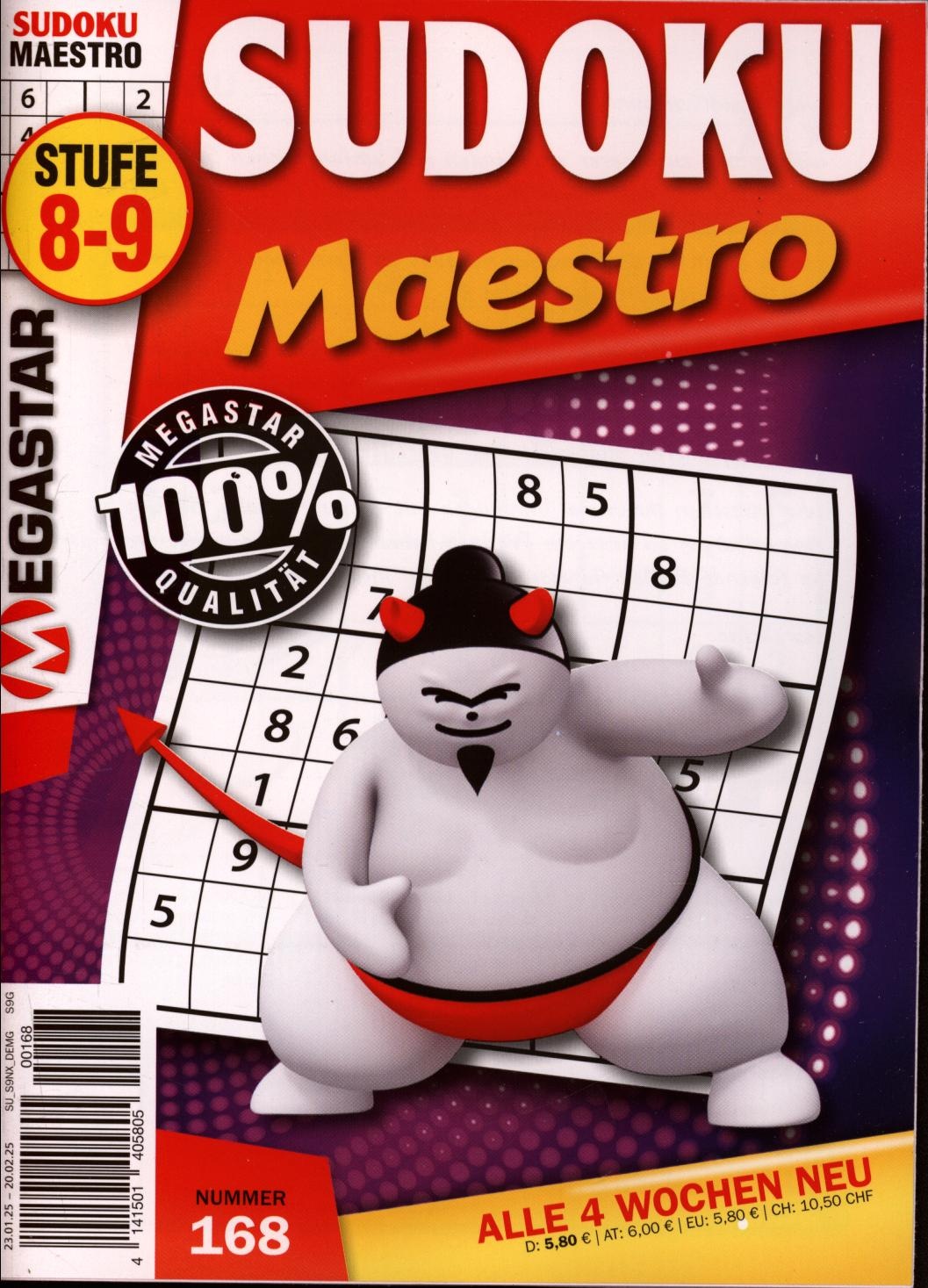 Sudoku Maestro 168/2025