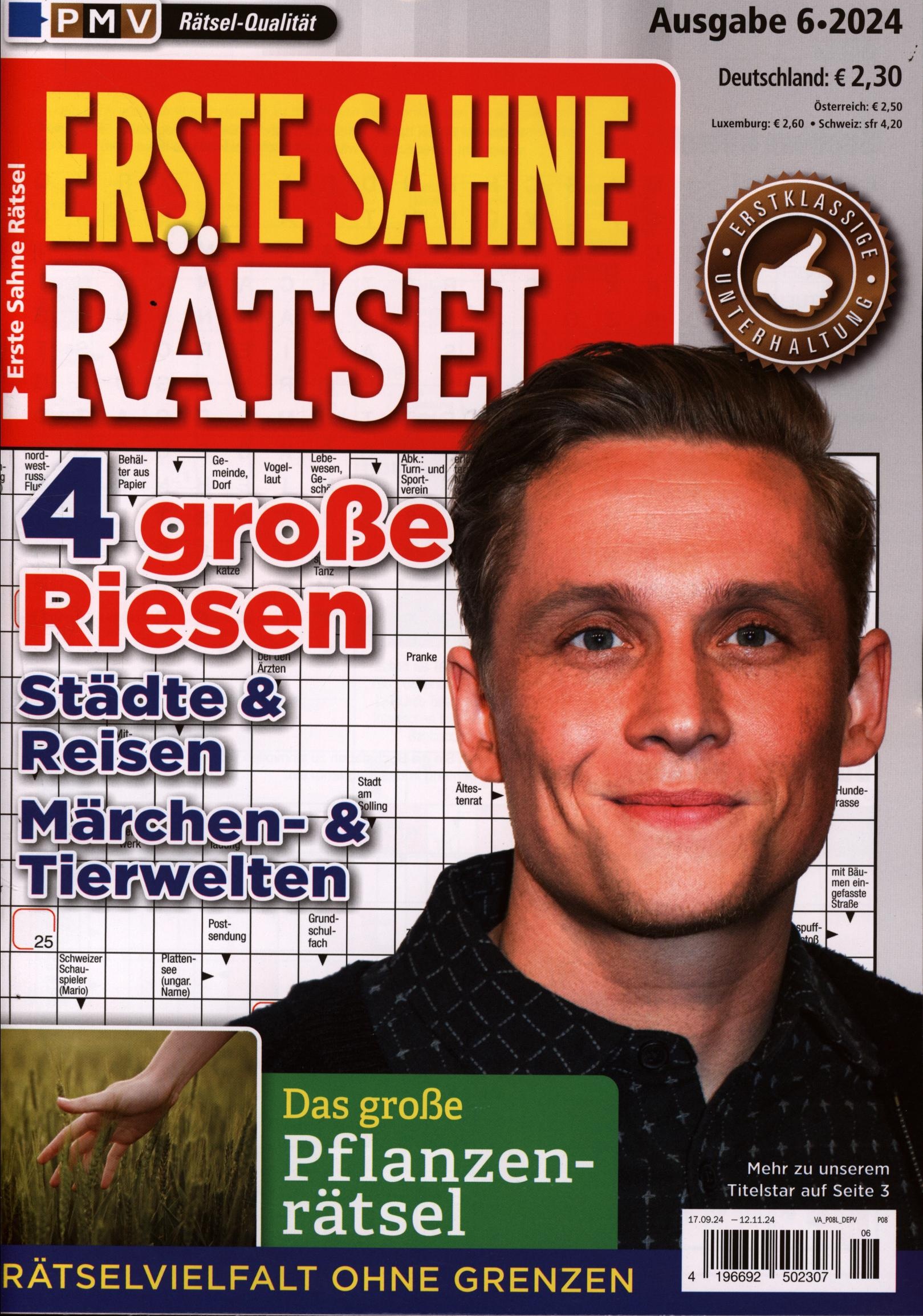 Erste Sahne Rätsel 6/2024