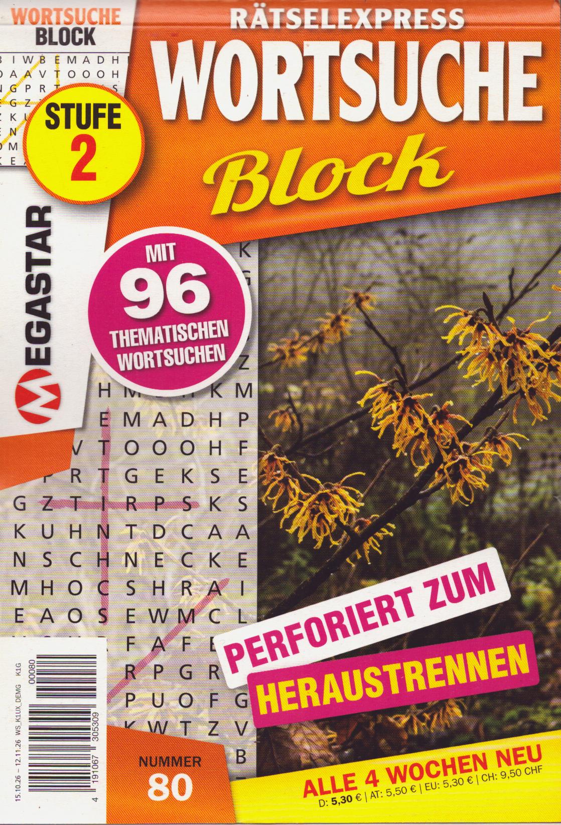 Rätselex. Wortsuche Block 80/2026