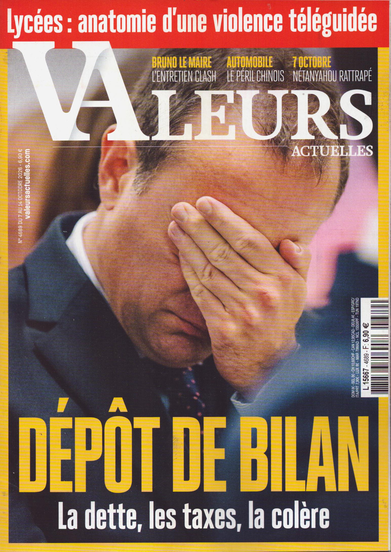 VALEURS ACTUELLES 4689/2026