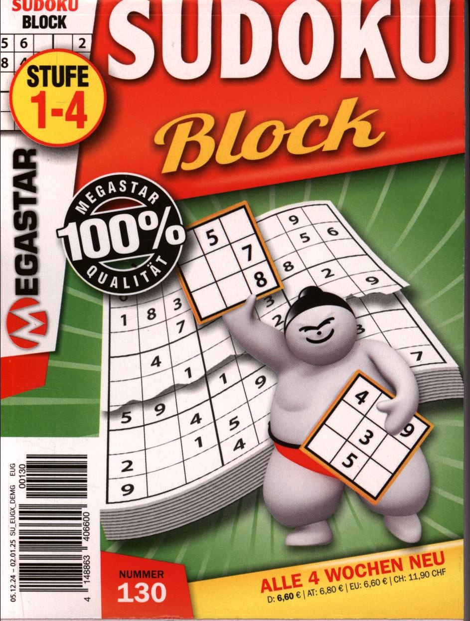 Megastar Sudoku Block 130/2024