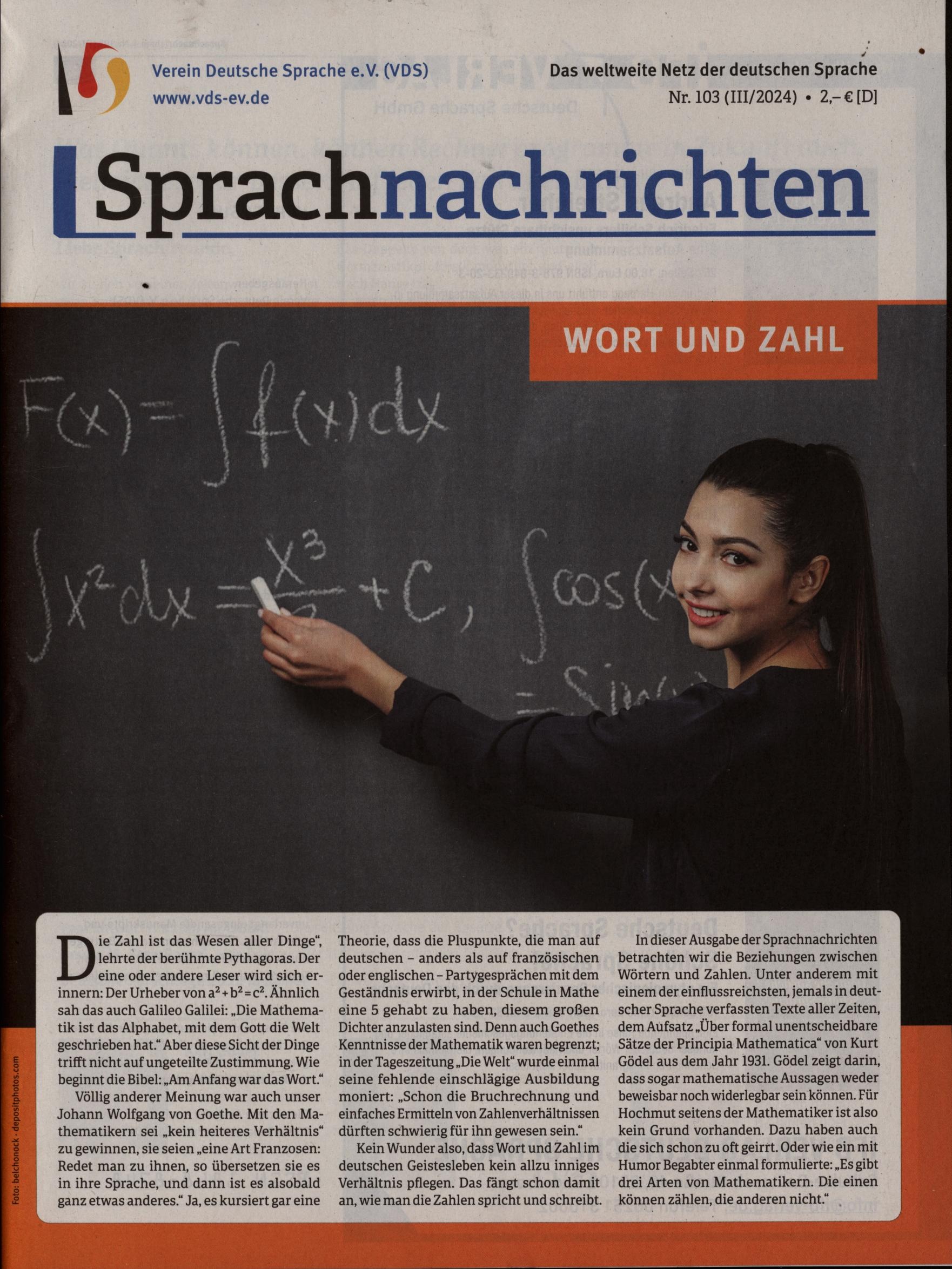 Sprachnachrichten 103/2024