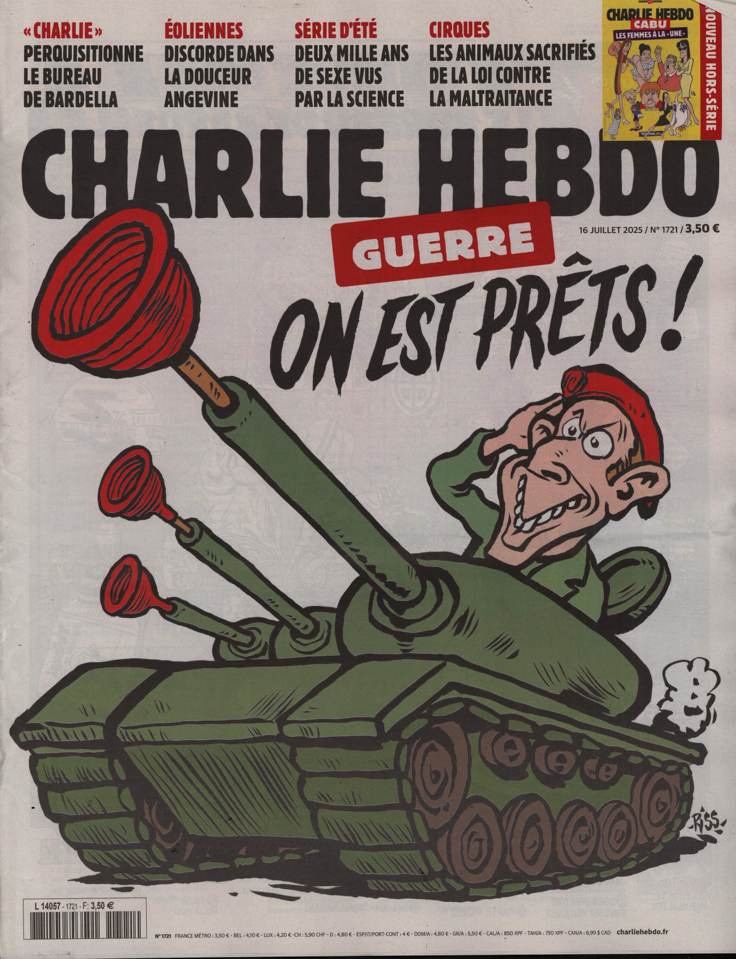 CHARLIE HEBDO 1721/2025