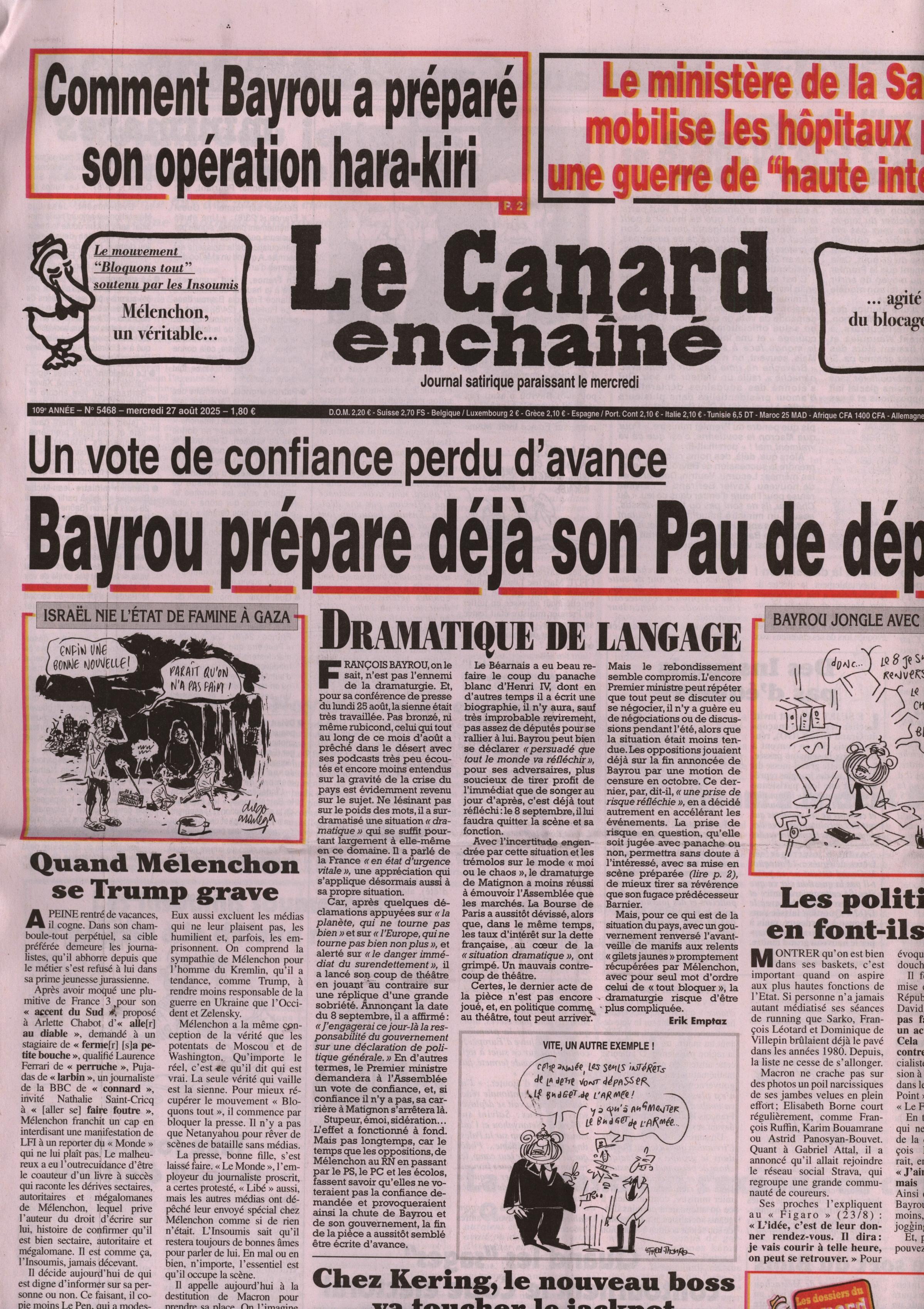 Le Canard enchaîné 5468/2025