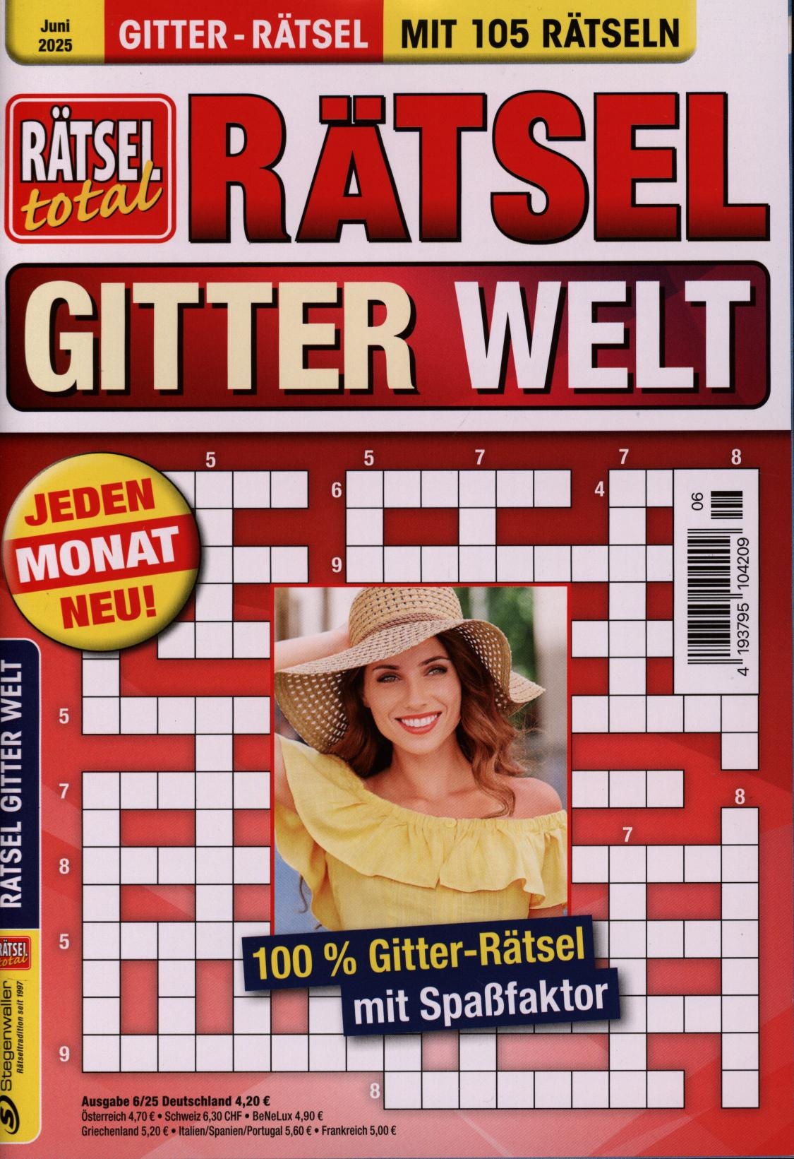 Rätsel total - Gitter Welt 6/2025