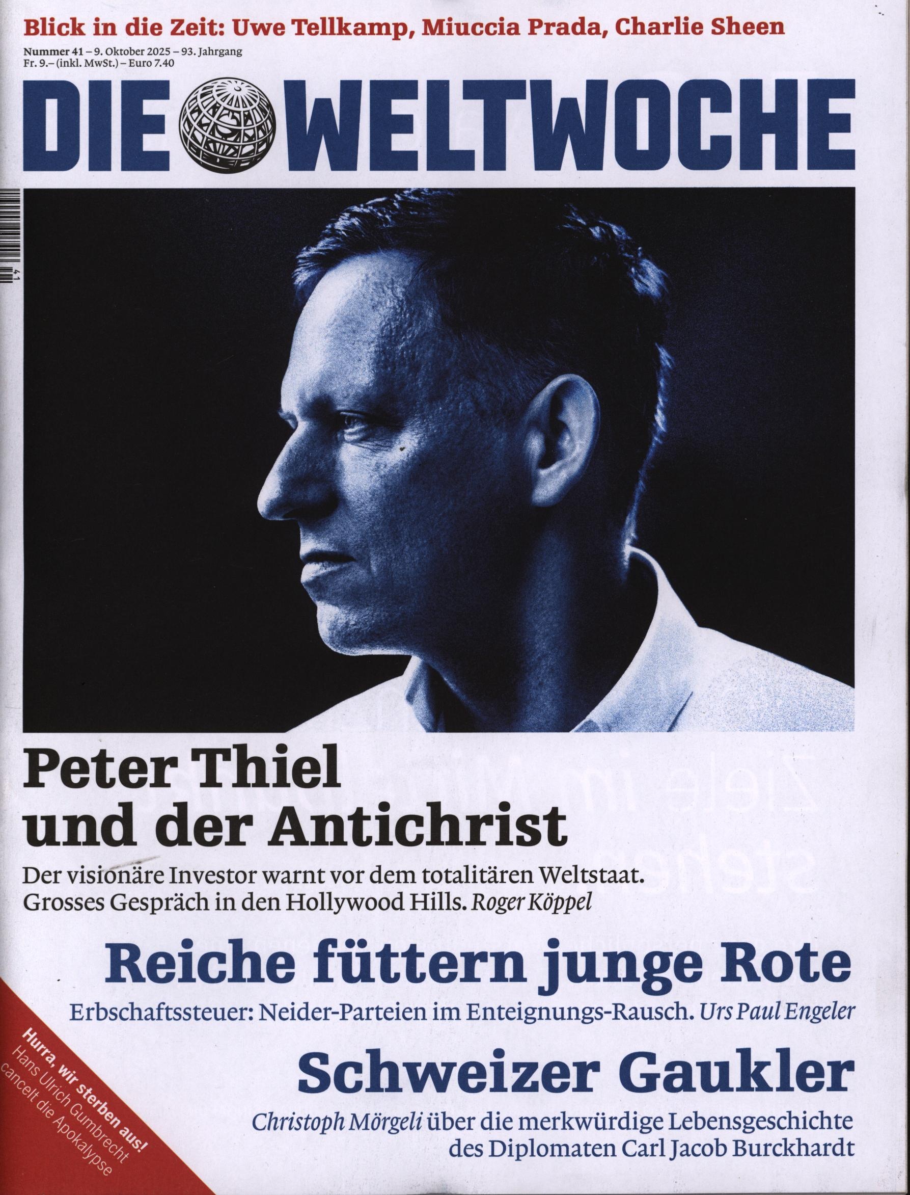 DIE WELTWOCHE 41/2025 DIE WELTWOCHE 41/2025