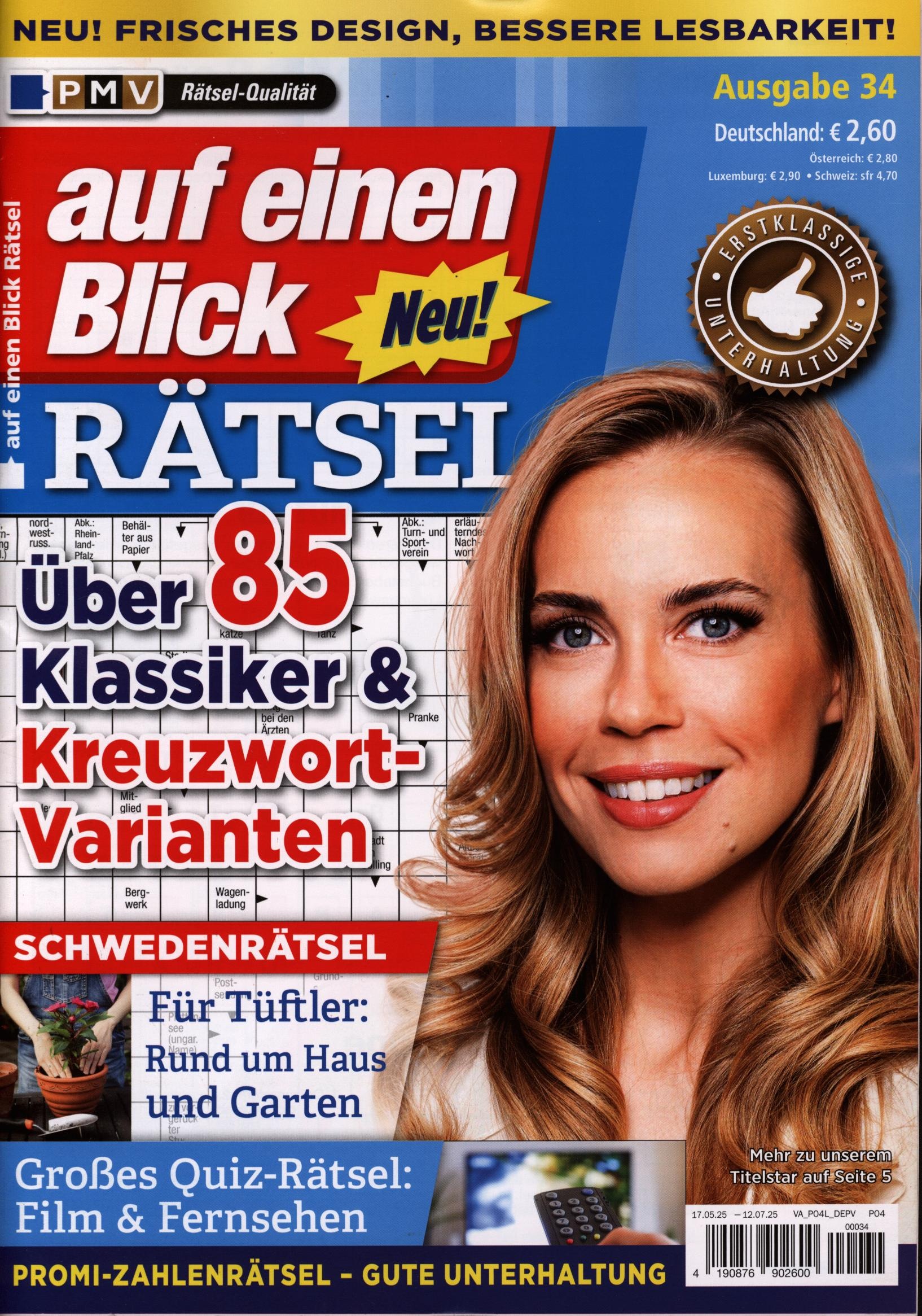 auf einen Blick Rätsel 34/2025