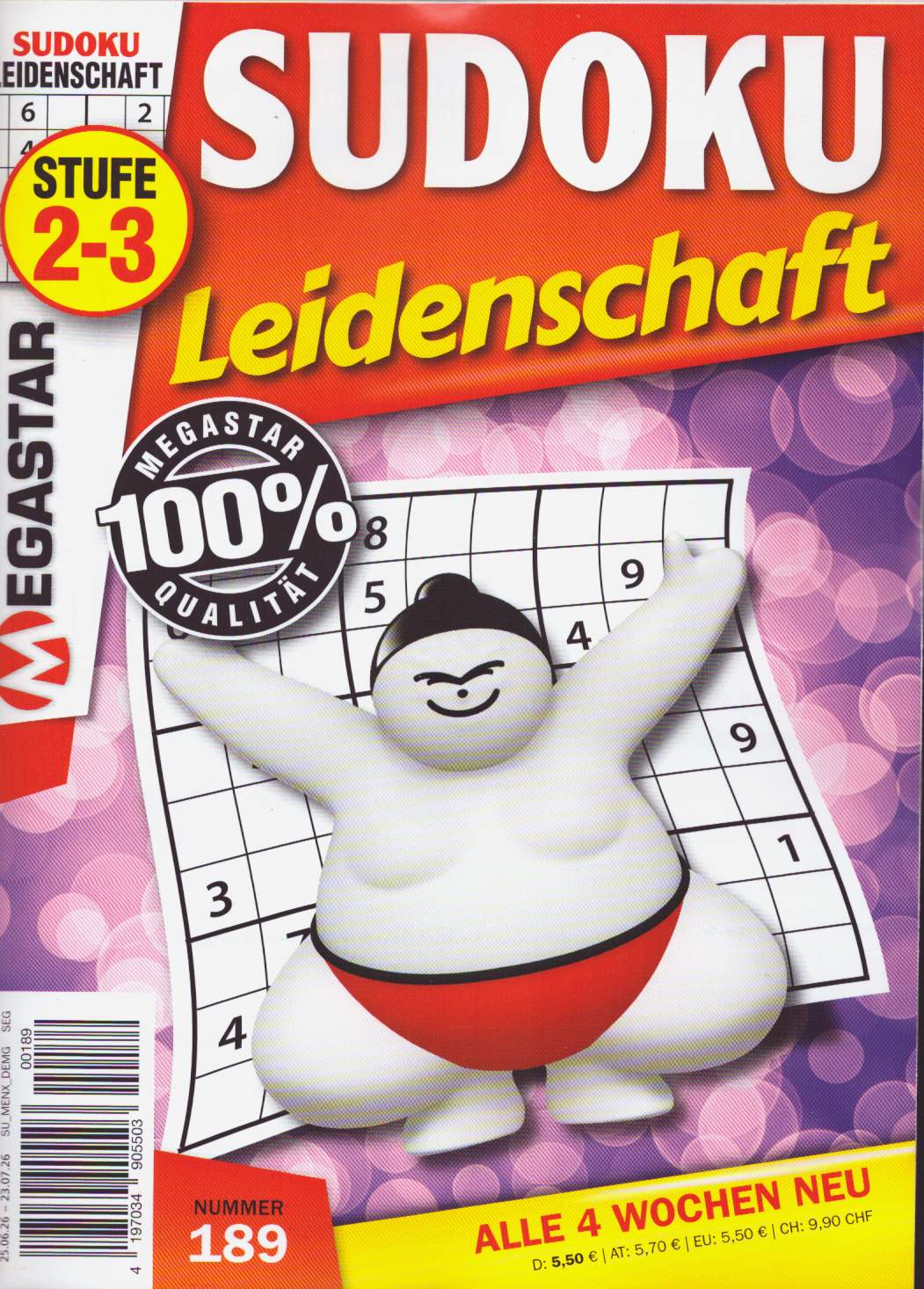 Sudoku Leidenschaft 189/2026