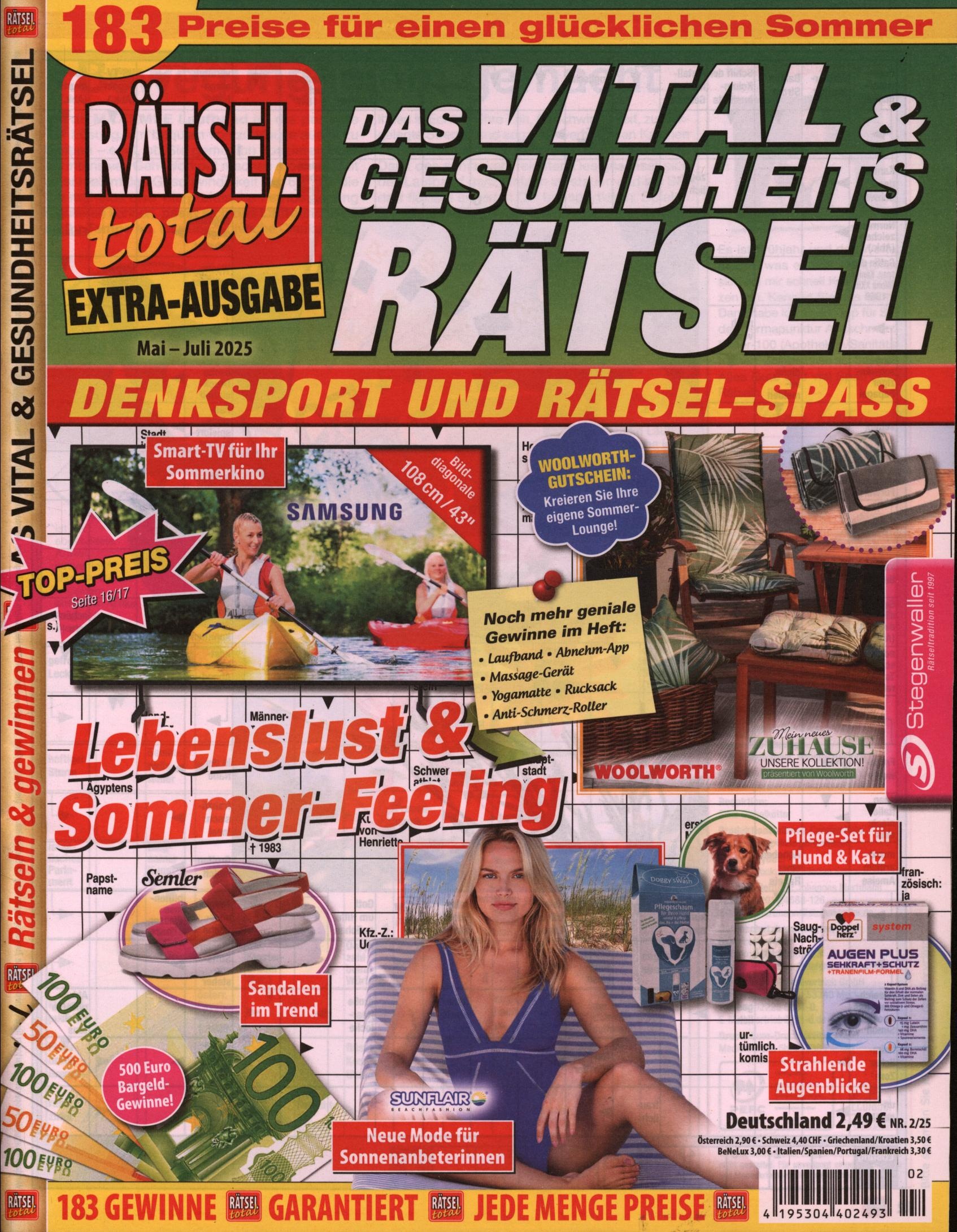 Rätsel total Vital- und Gesundheitsrätsel 2/2025