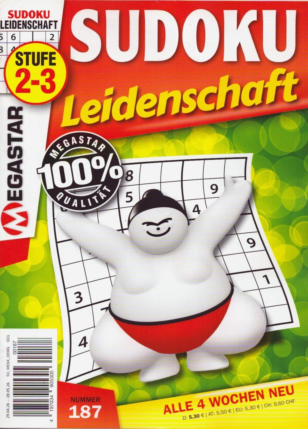 Sudoku Leidenschaft 187/2026