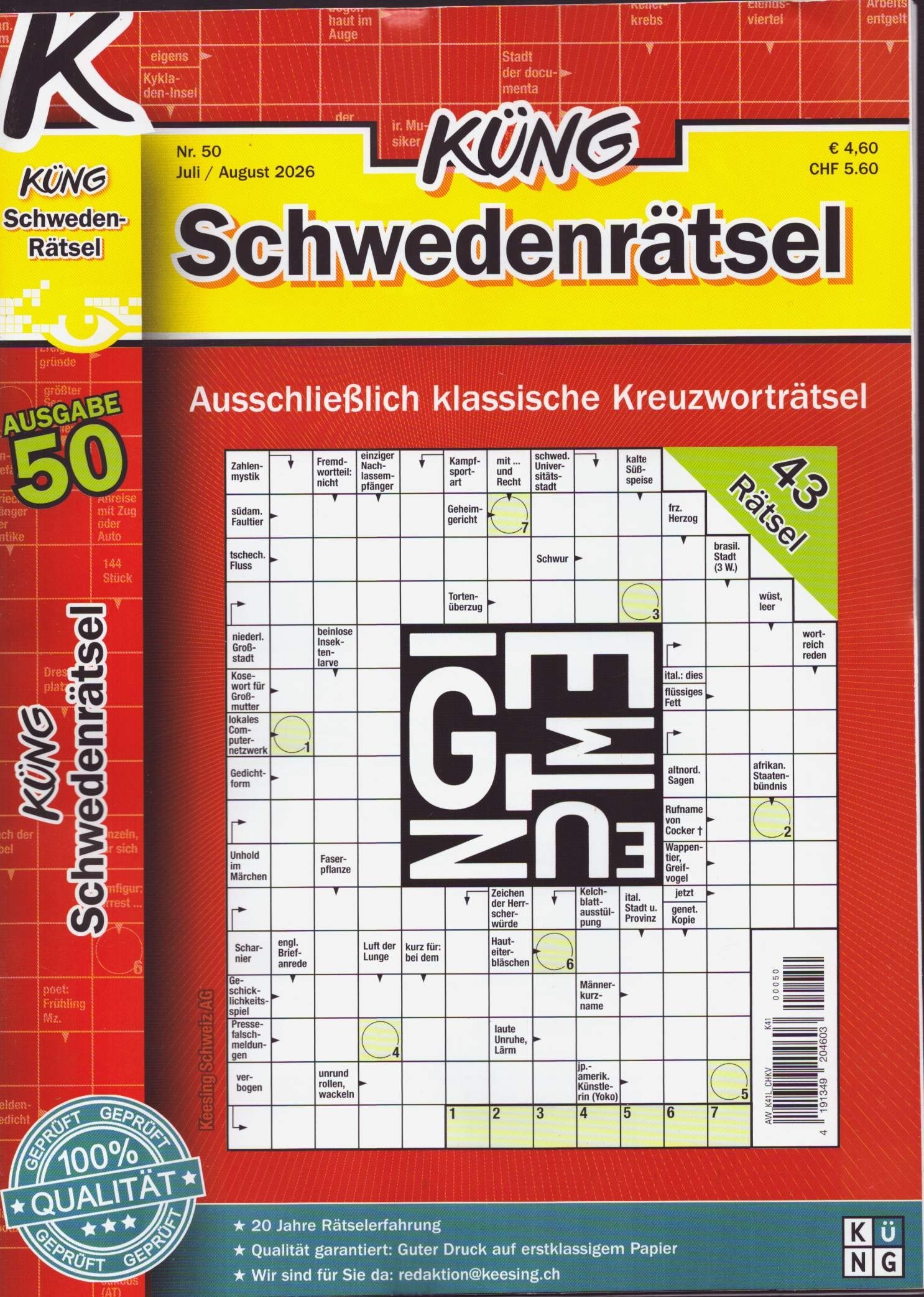 Küng Schwedenrätsel 50/2026