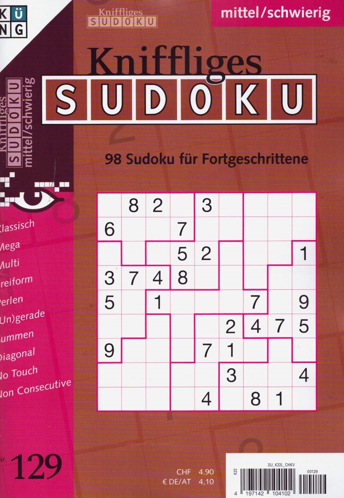 Kniffliges Sudoku 129/2026