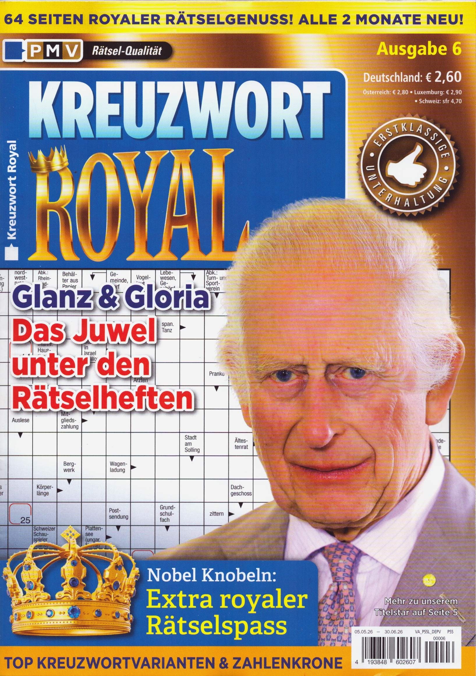 Kreuzwort Royal 6/2026
