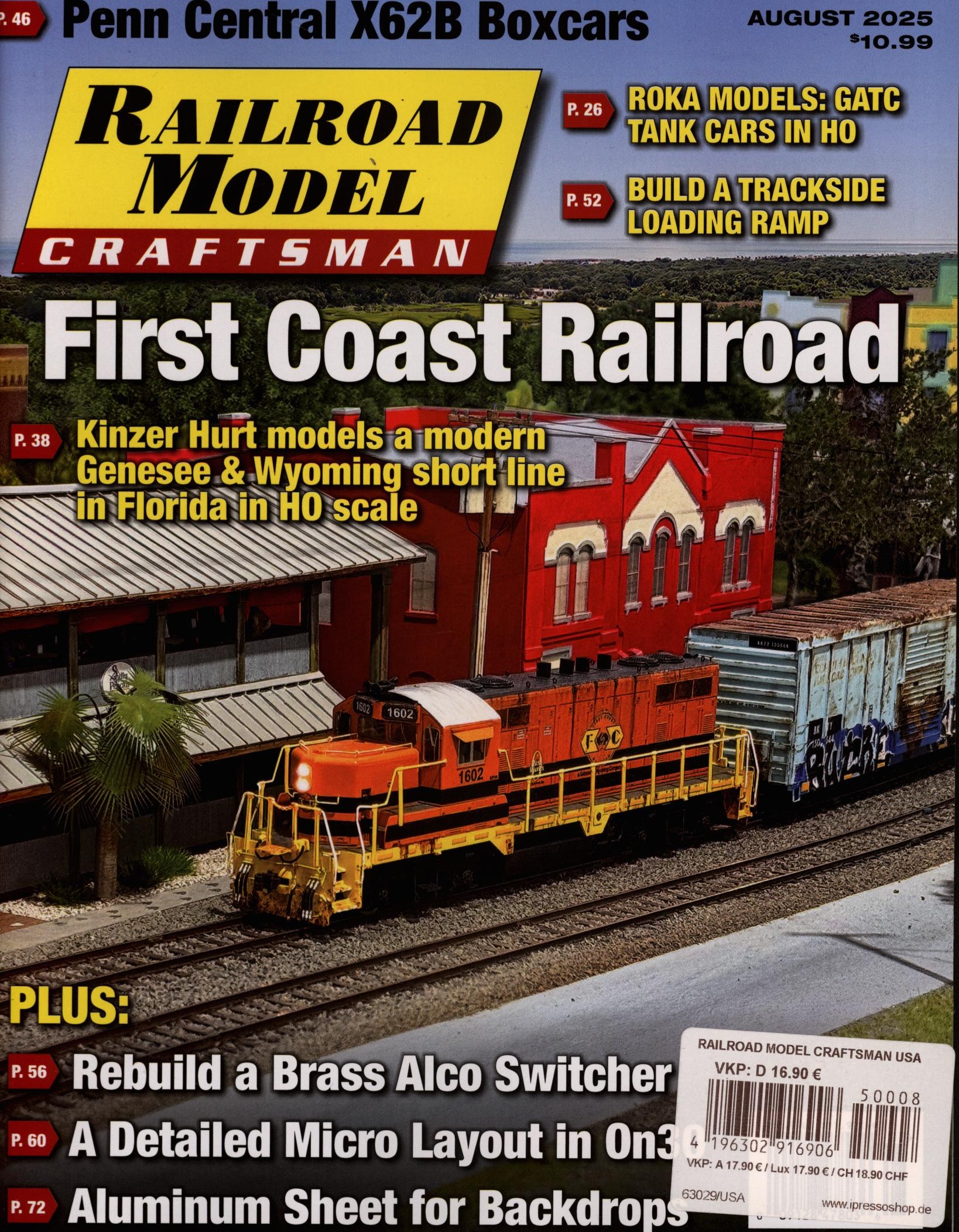 RAILROAD MODEL CRAFTSMAN 8/2025