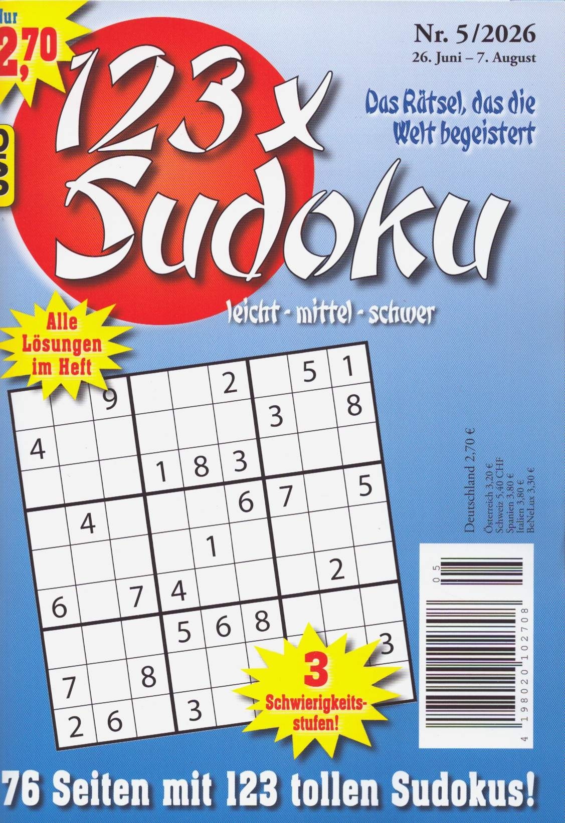 123x SUDOKU 5/2026