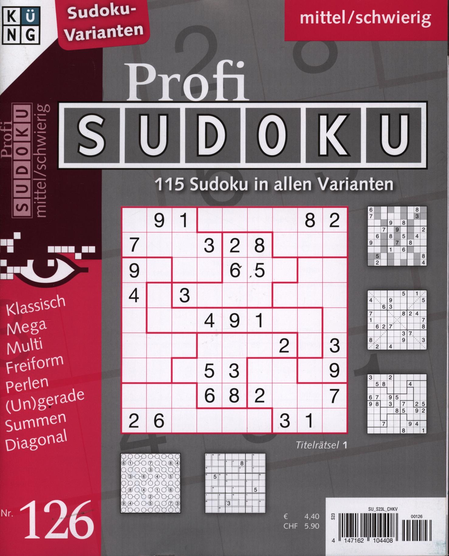 Profi Sudoku 126/2025