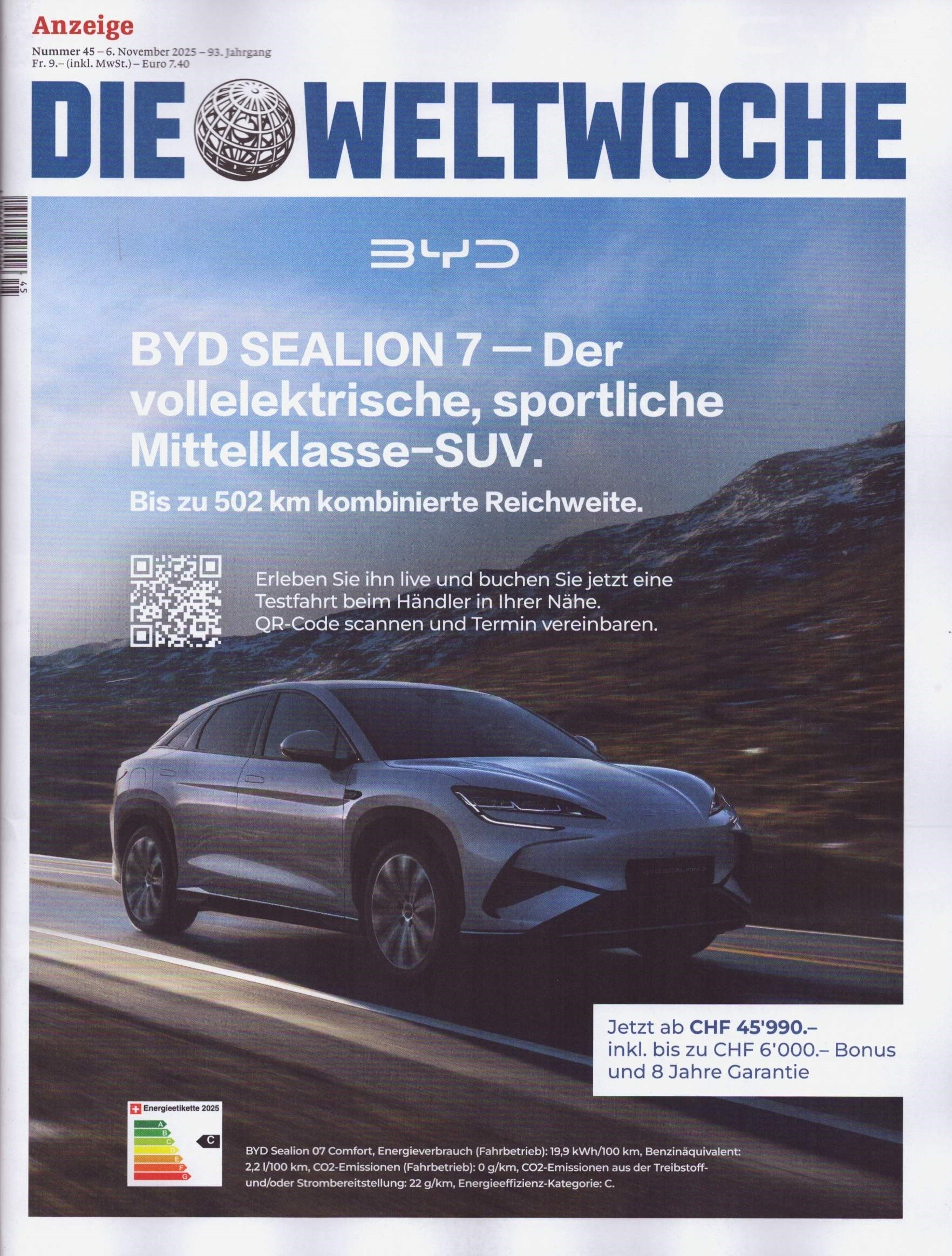 DIE WELTWOCHE 45/2025