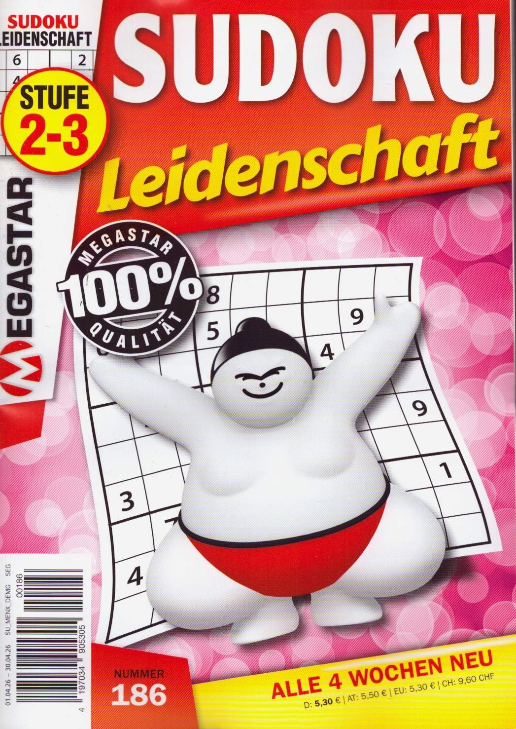 Sudoku Leidenschaft 186/2026