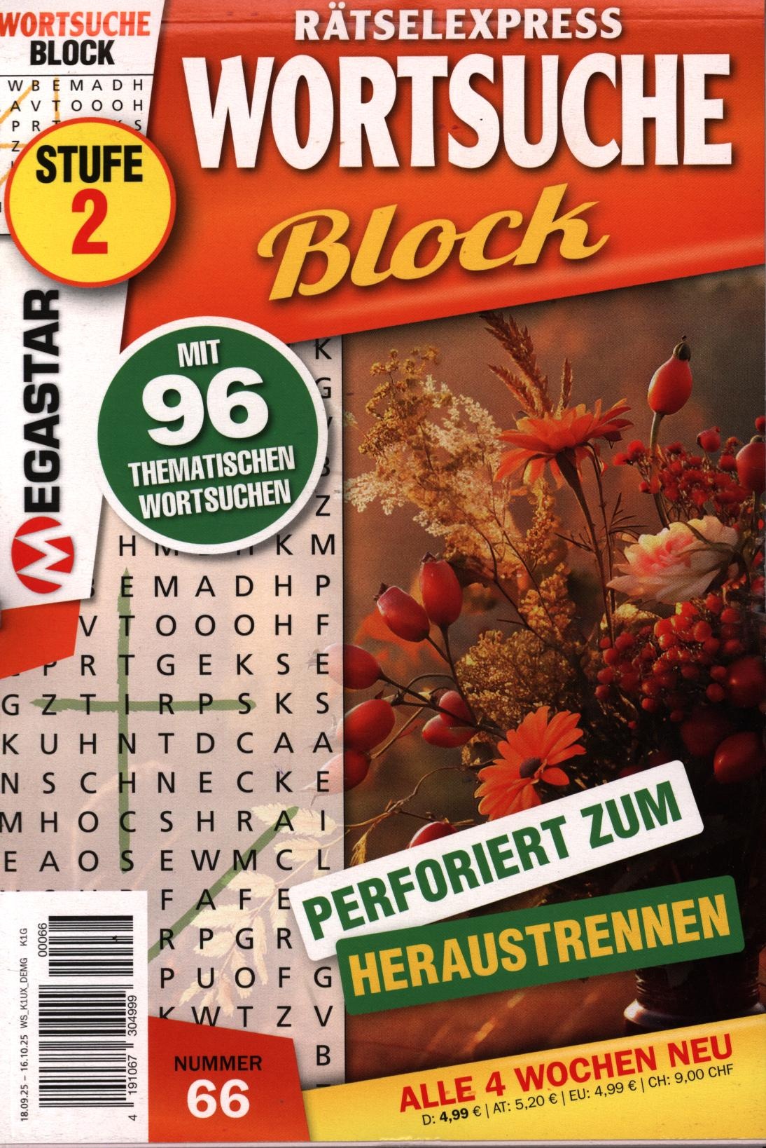 Rätselex. Wortsuche Block 66/2025
