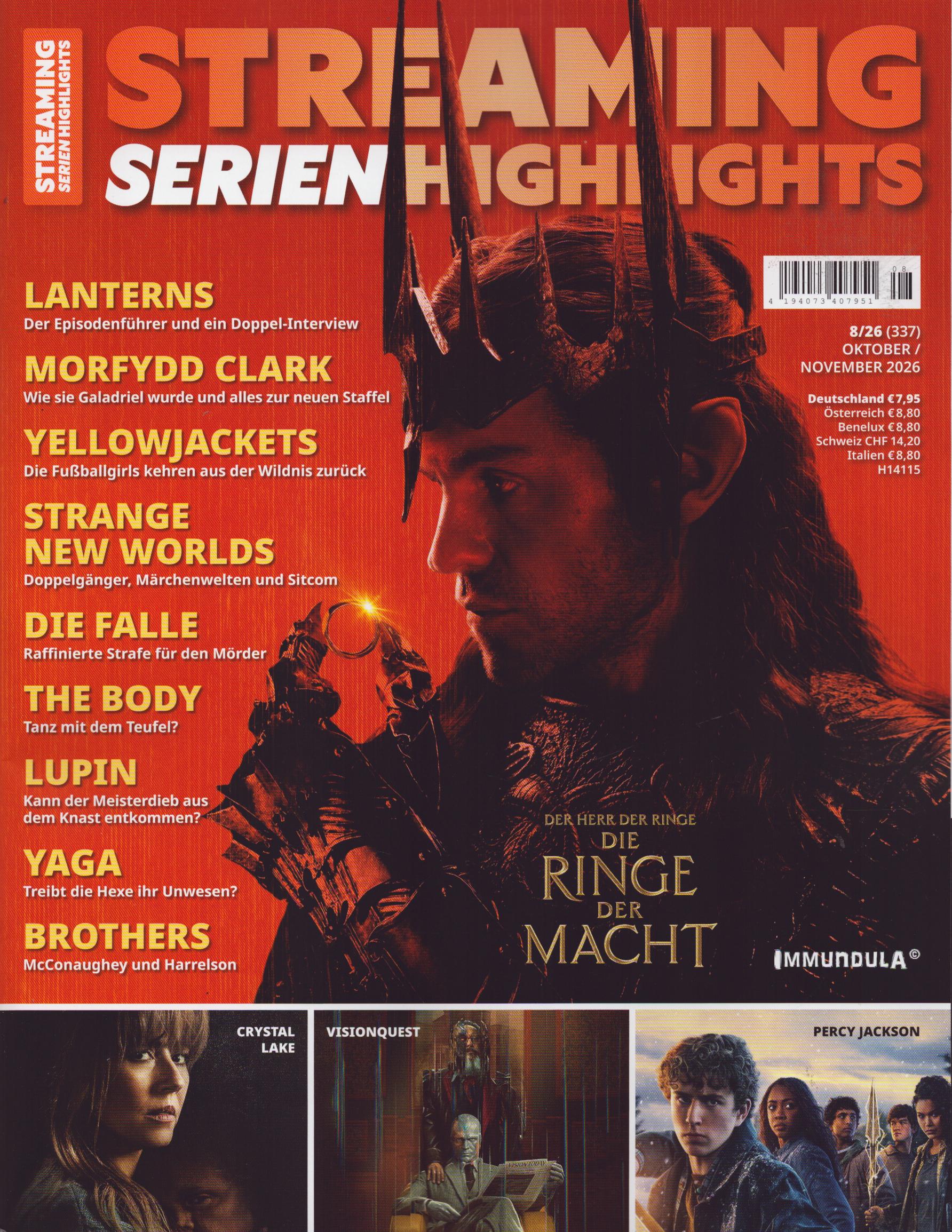 Streaming Serien Highlights 8/2026