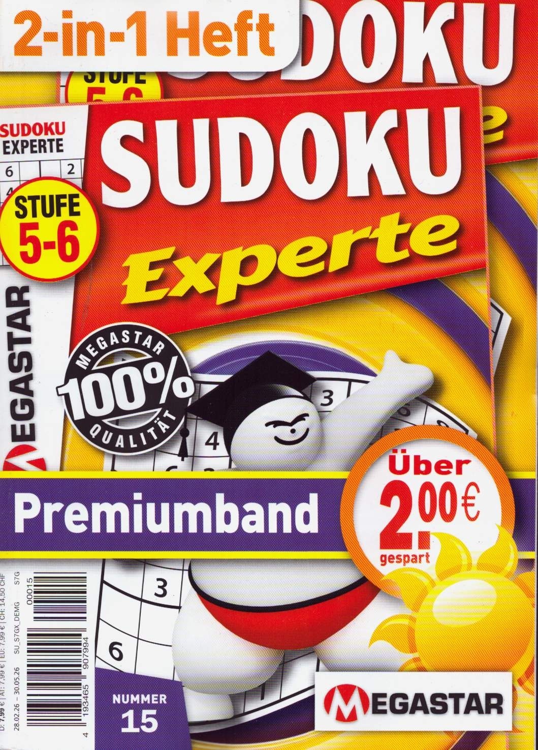 Sudoku Experte Premiumband 15/2026