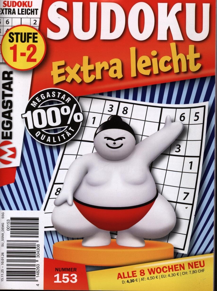 Sudoku Extra Leicht 153/2025