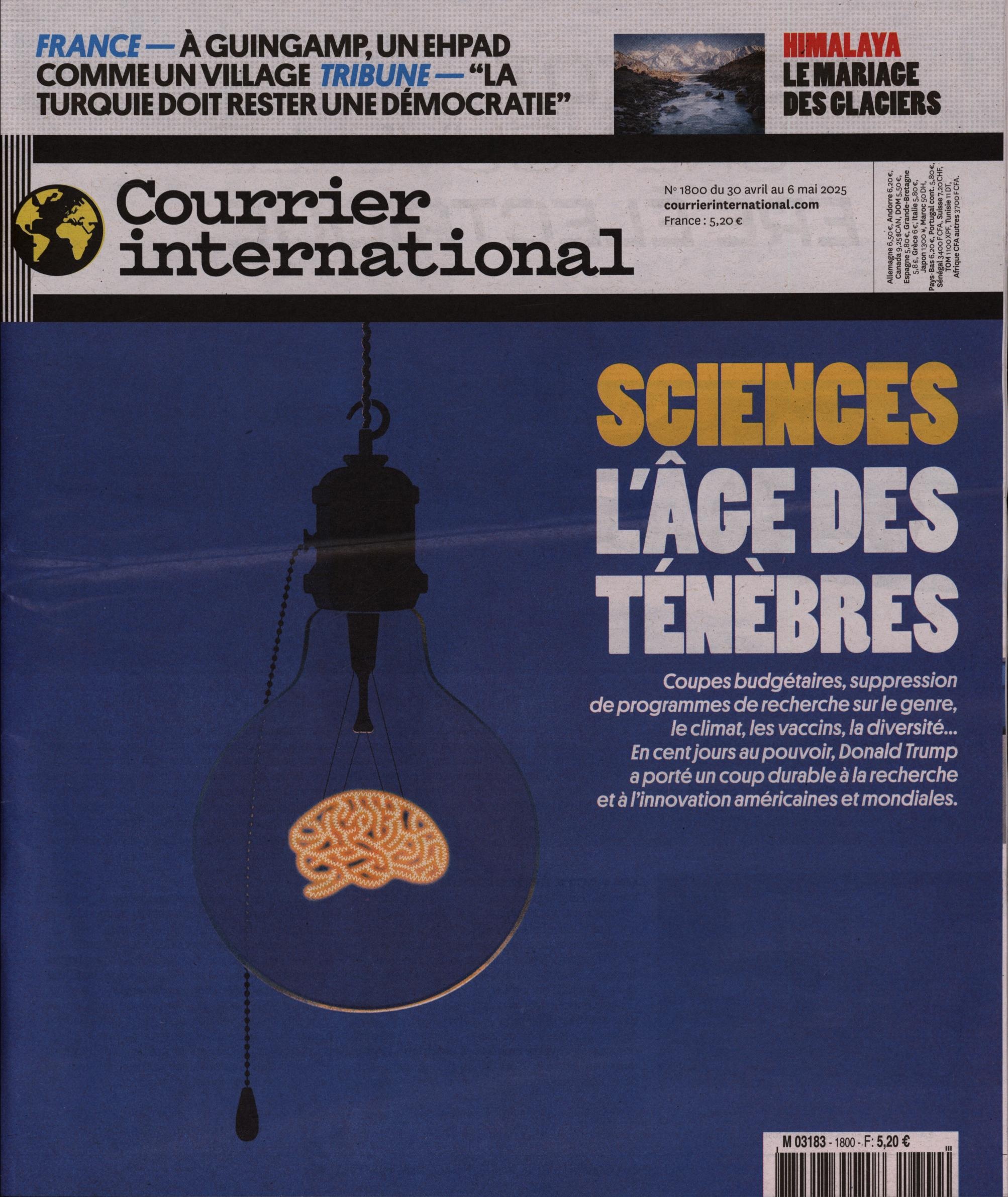 Courrier international 1800/2025