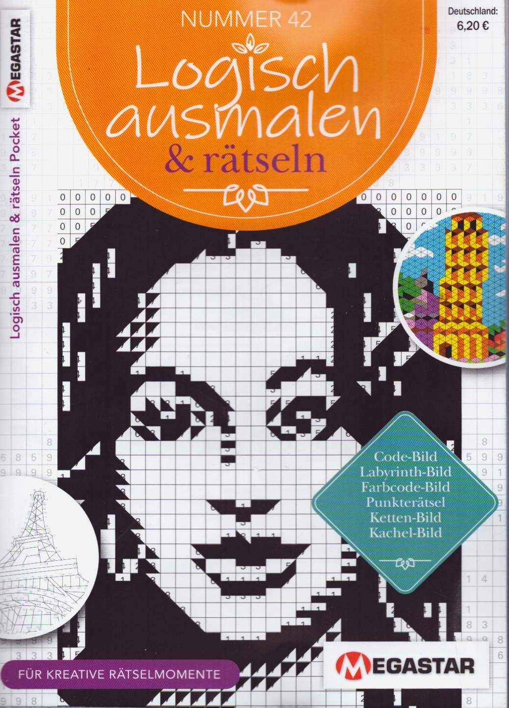 Logisch ausmalen & rätseln Pocket 42/2026