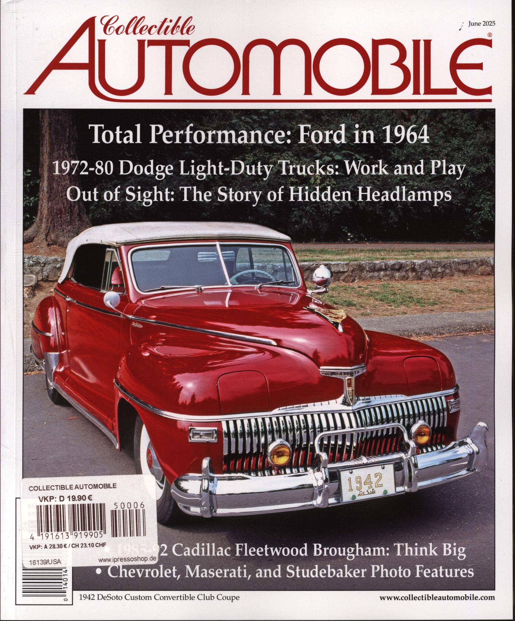 Collectible AUTOMOBILE 6/2025