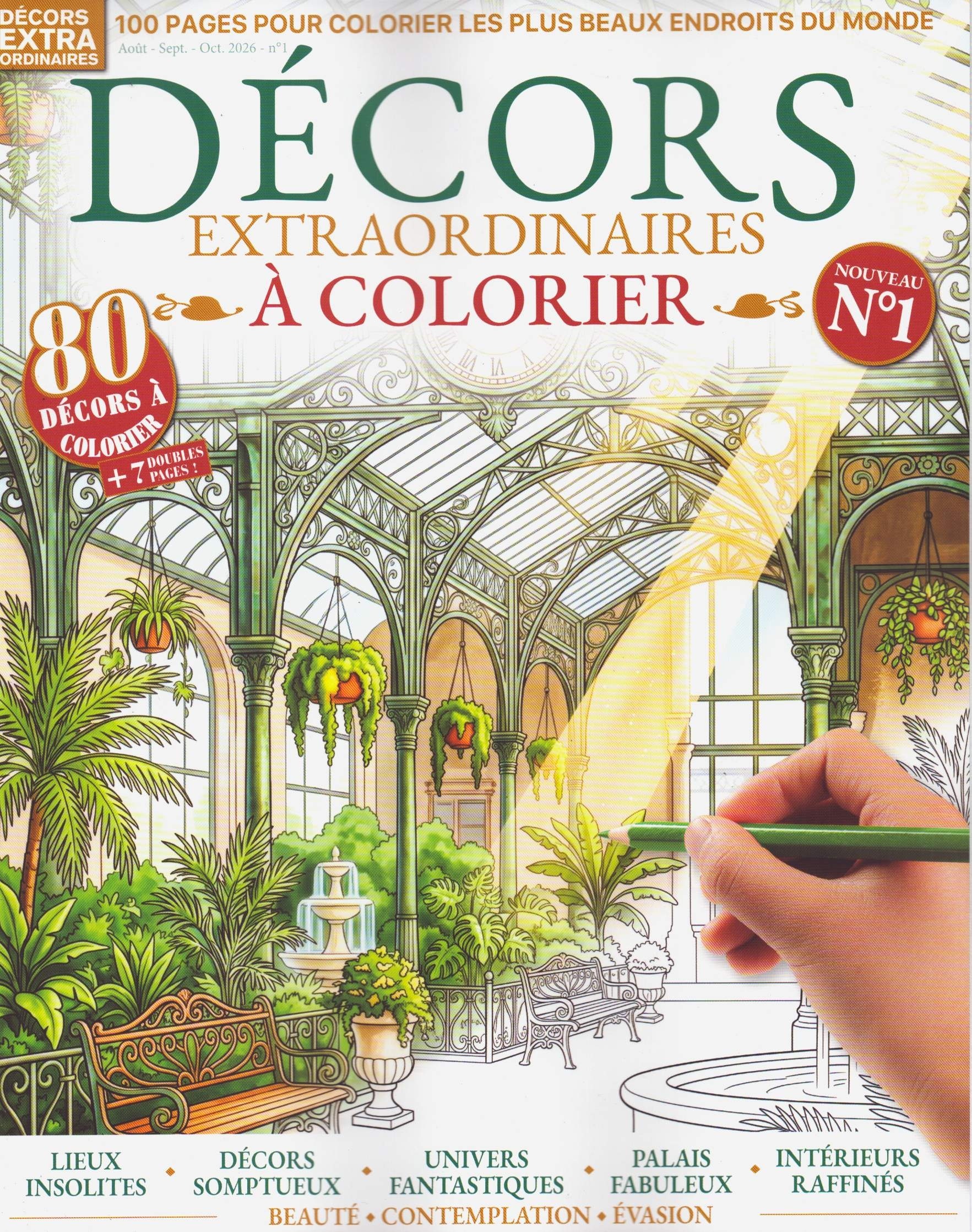 DECORS EXTRA A COLORIER 1/2026