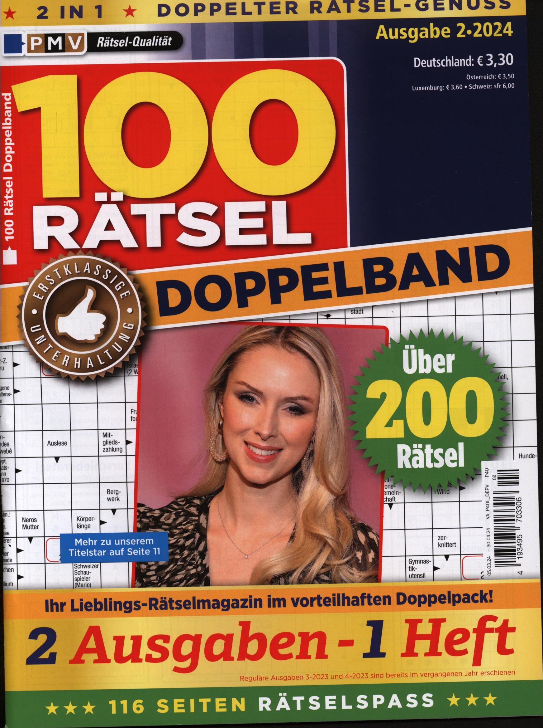 100 Rätsel Doppelband 2/2024