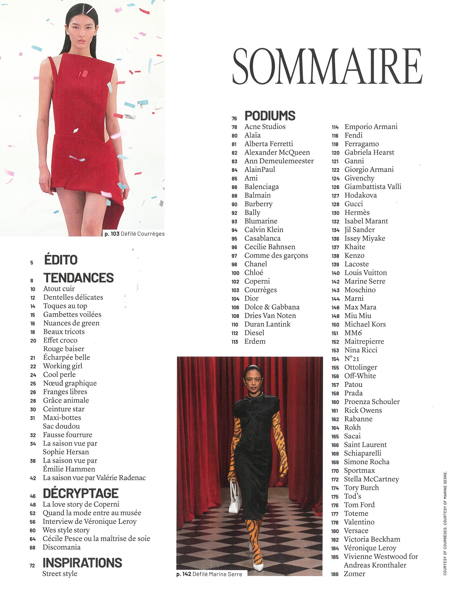 marie claire fashion shows 29/2025