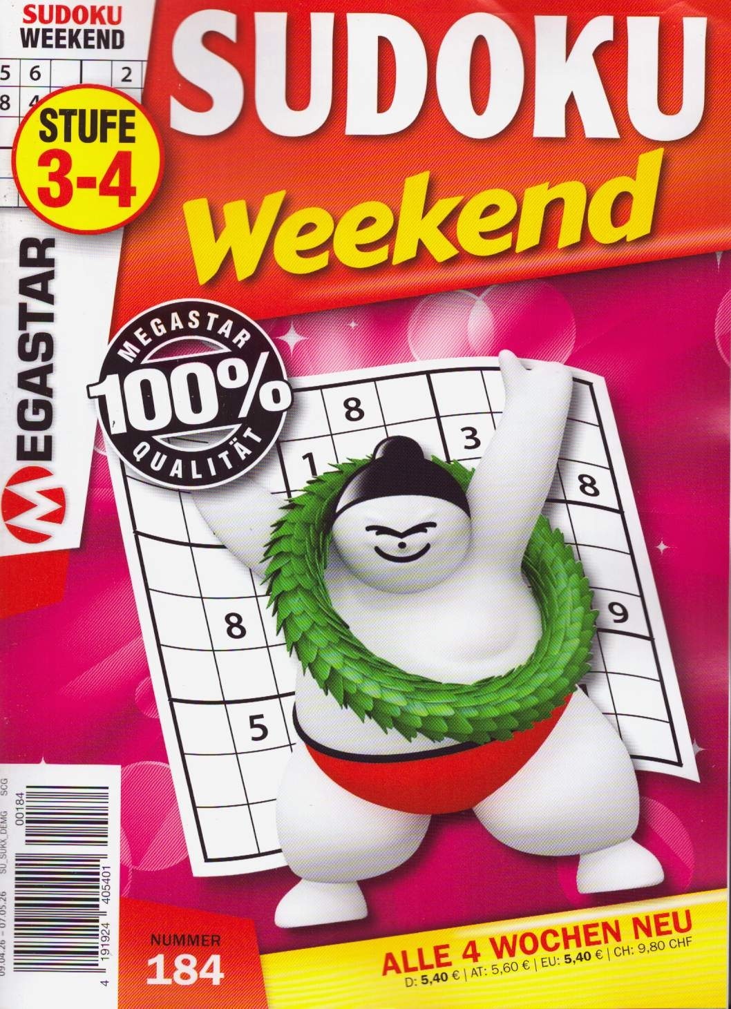 Sudoku Weekend 184/2026