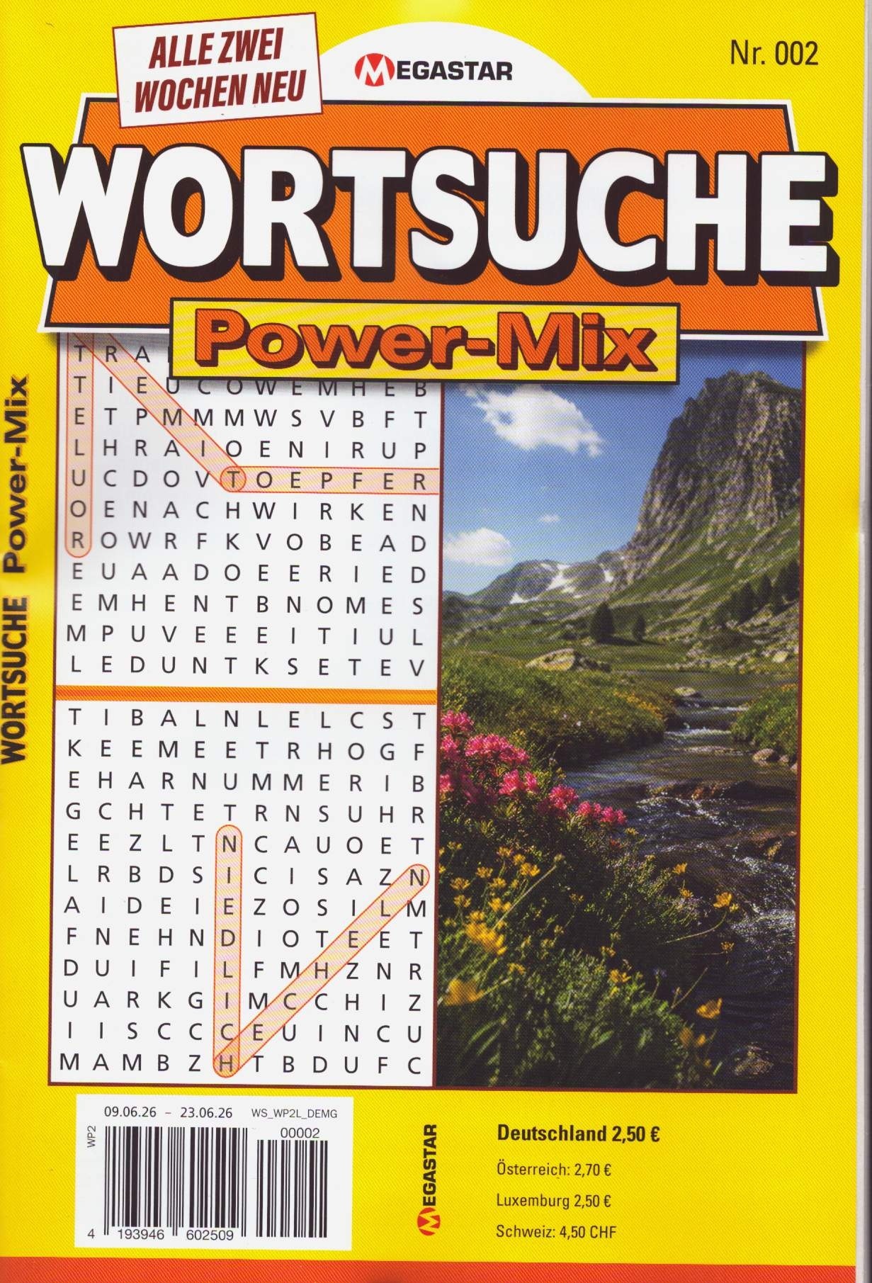 Wortsuche Power Mix 2/2026