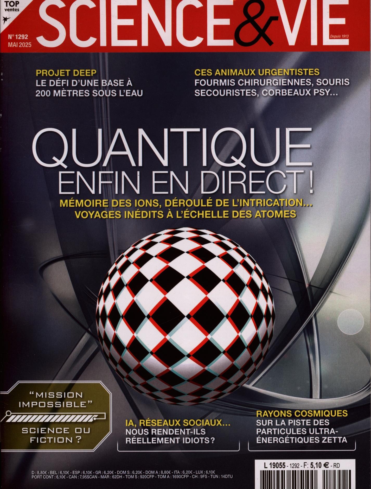 SCIENCE & VIE 1292/2025