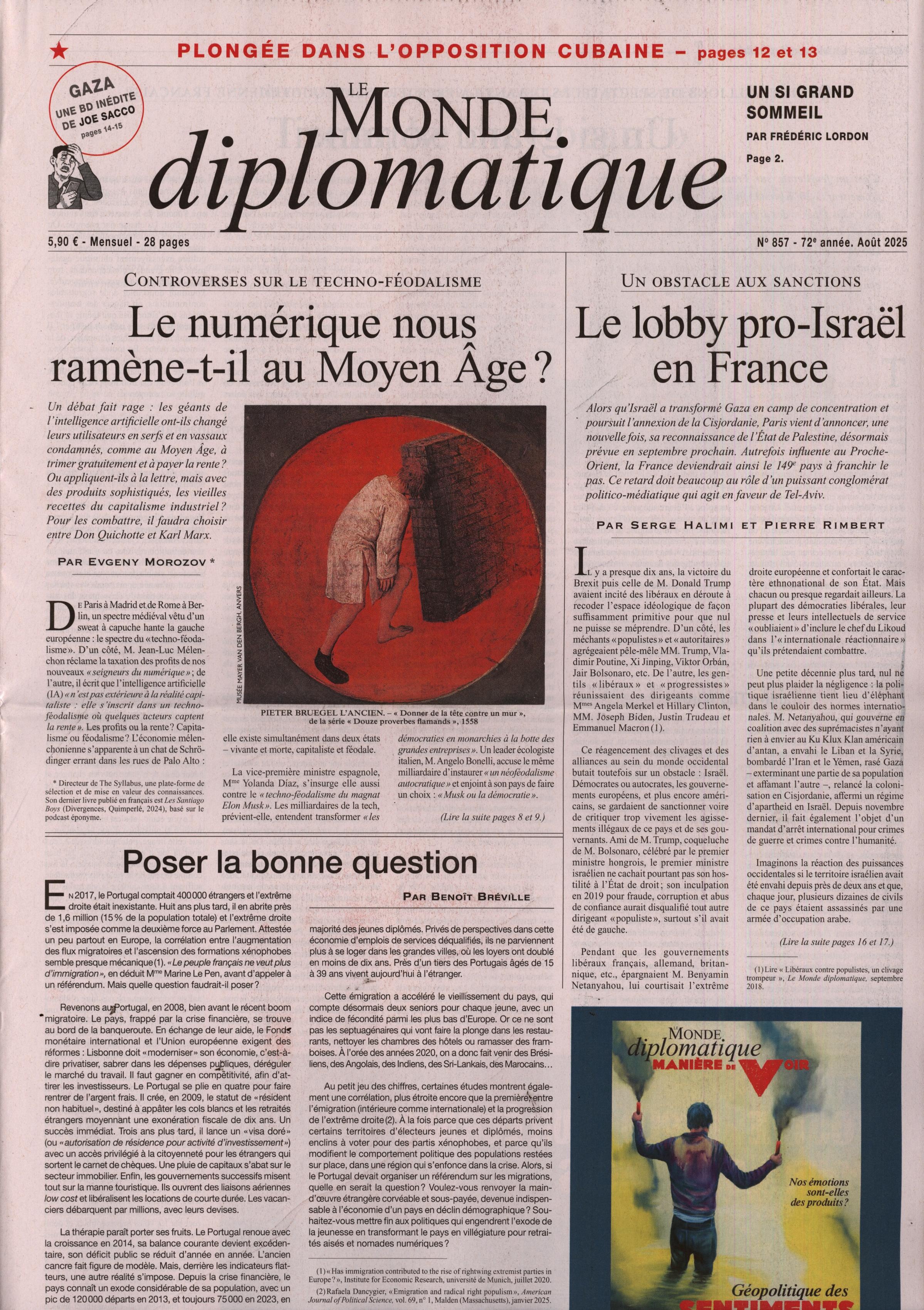 LE MONDE diplomatique 857/2025