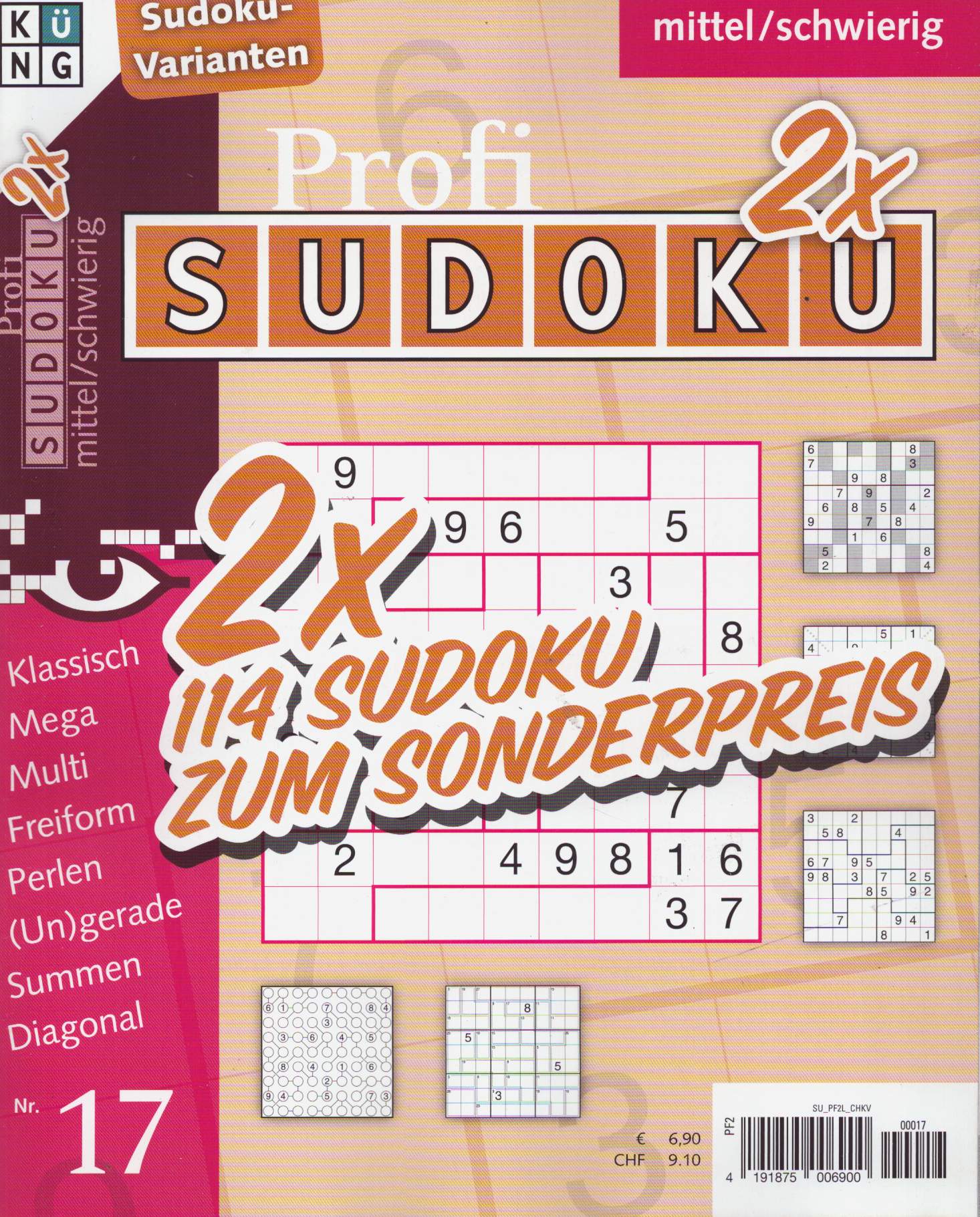 Profi Sudoku 2x 17/2026