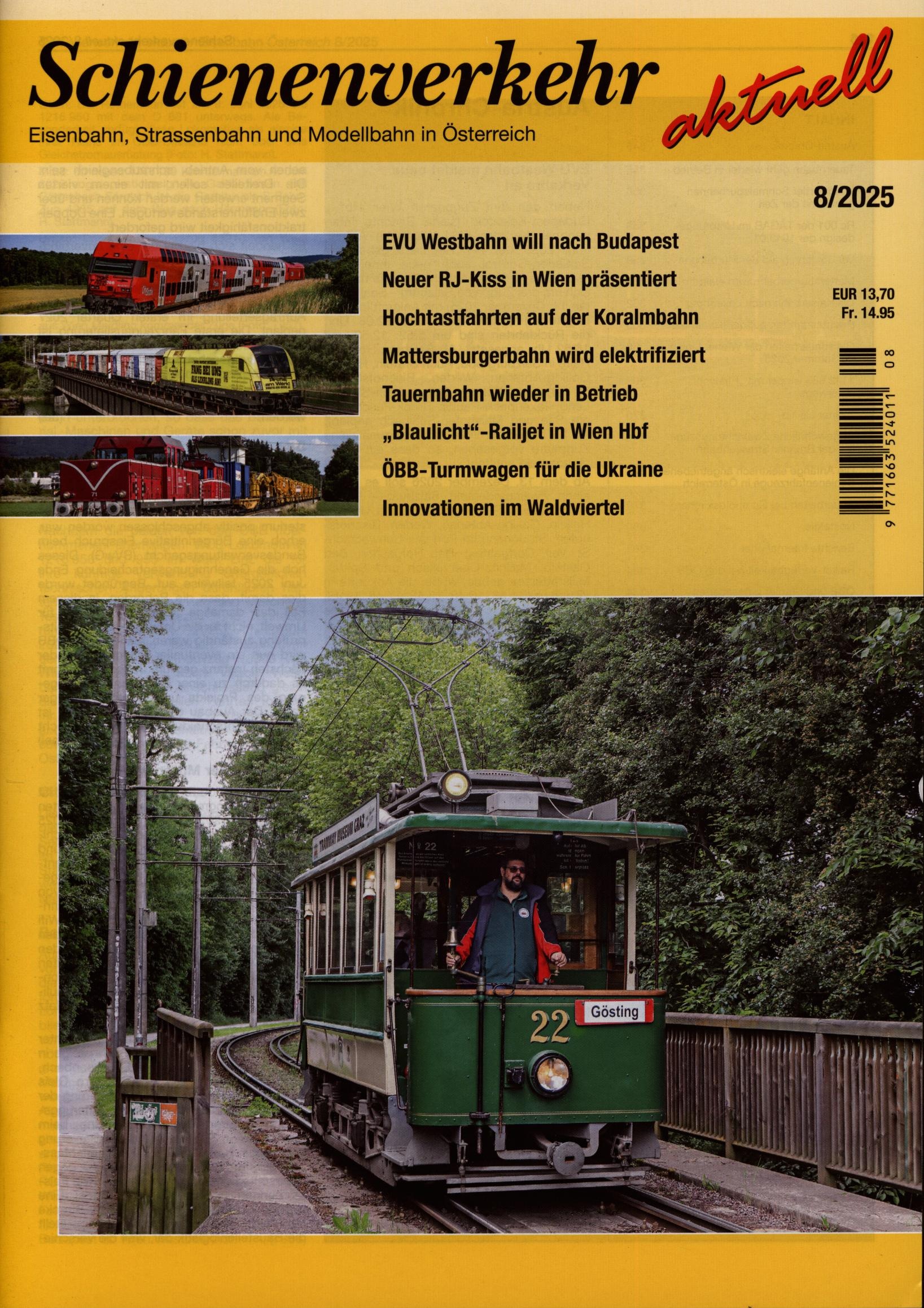 Schienenverkehr aktuell 8/2025